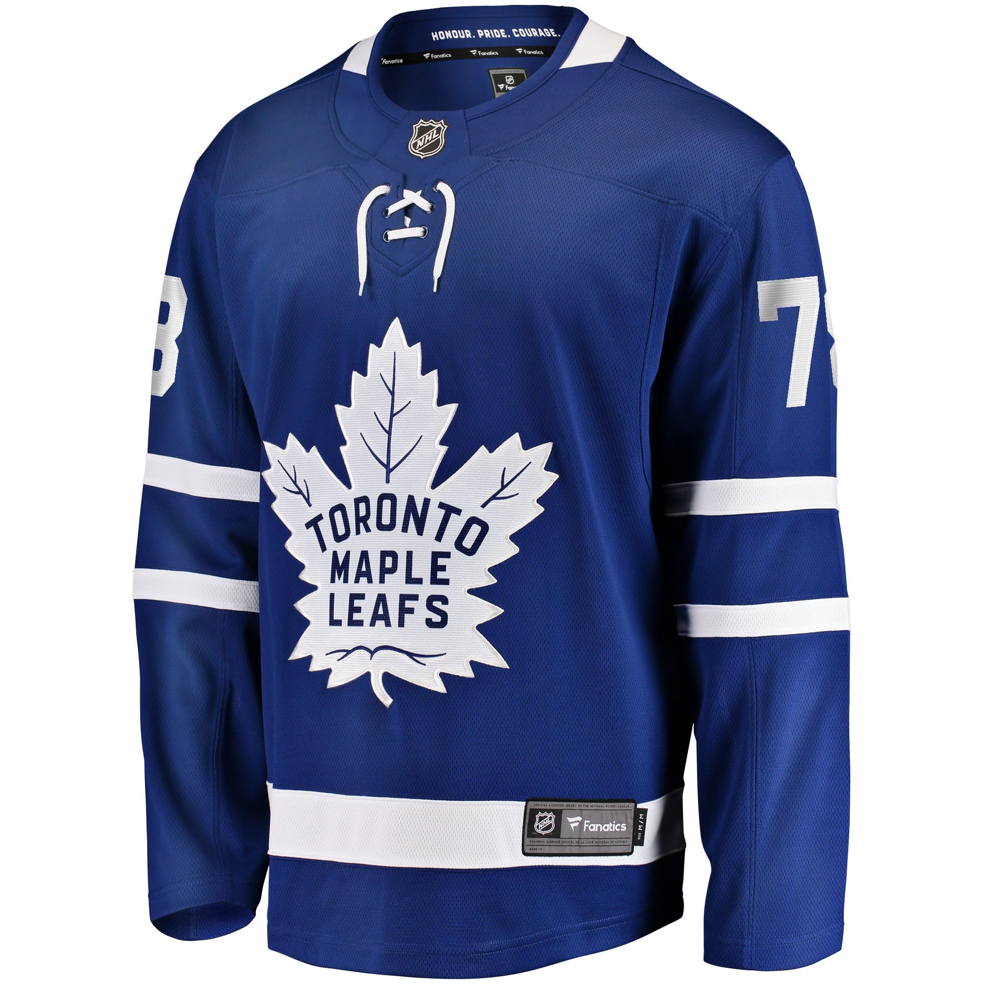 Men's Fanatics Branded TJ Brodie Blue Toronto Maple Leafs Home Breakaway Player Jersey
