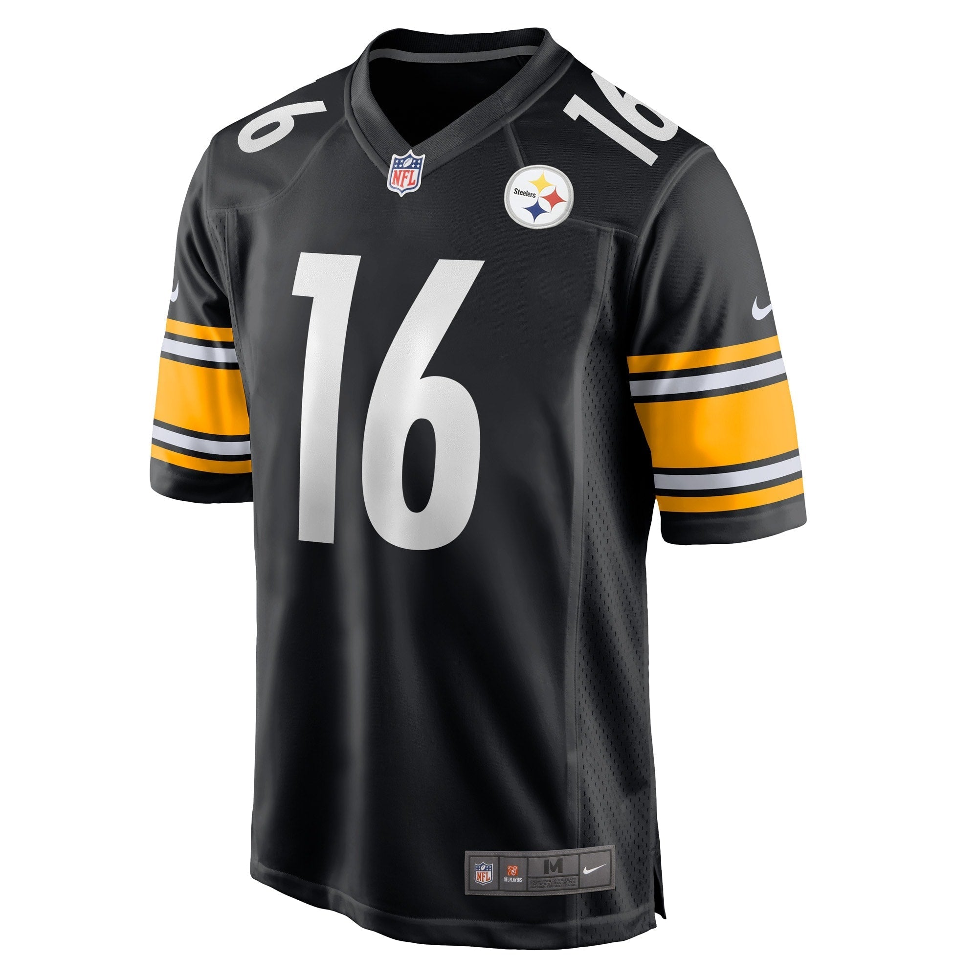 Men's Nike Josh Jackson Black Pittsburgh Steelers Game Player Jersey