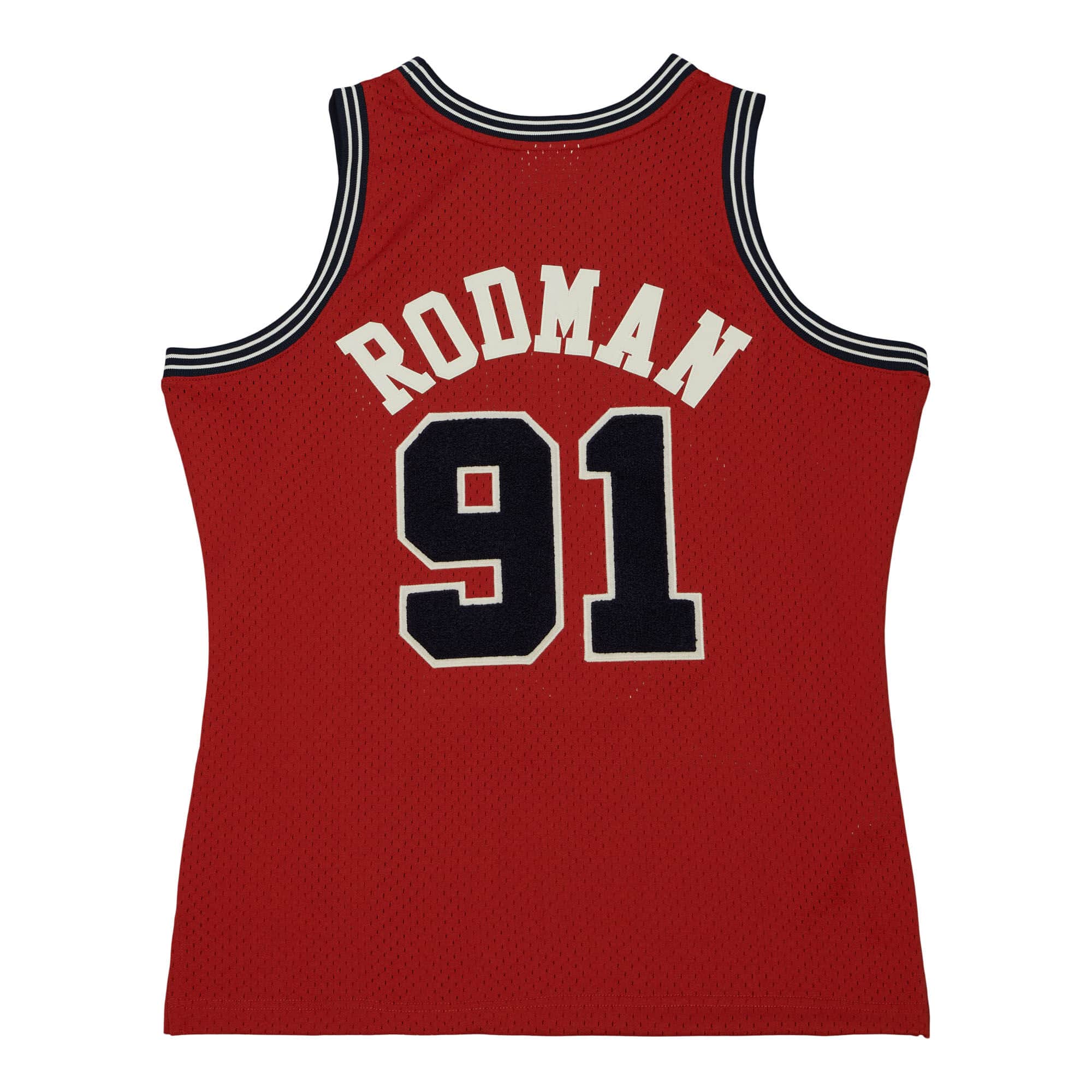 Off Court Chenille Swingman Dennis Rodman Chicago Bulls 1997-98 Jersey