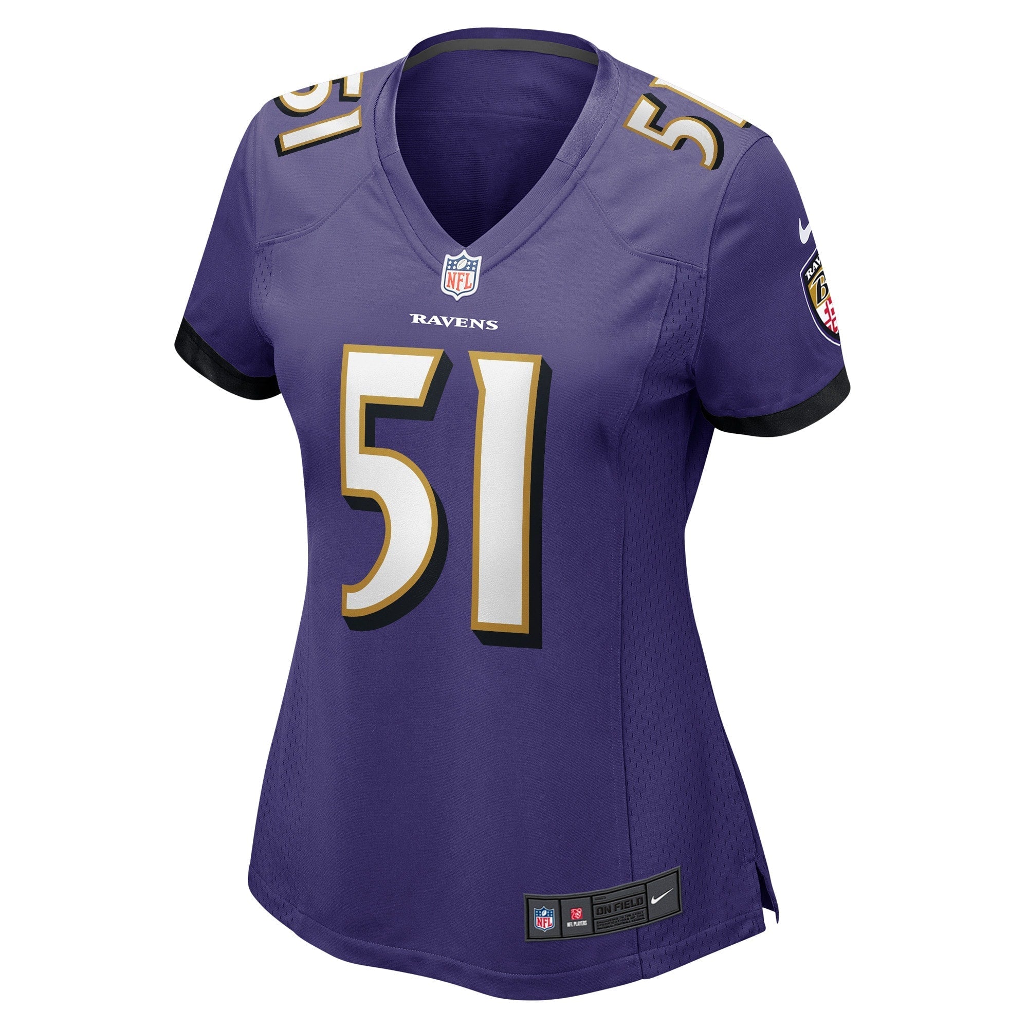 Women's Nike Josh Ross Purple Baltimore Ravens Game Player Jersey