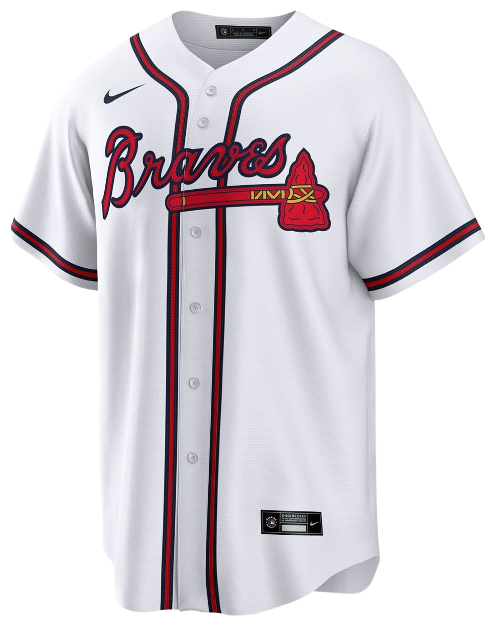 Men's Albies Ozzie  Nike Braves Replica Player Jersey - White