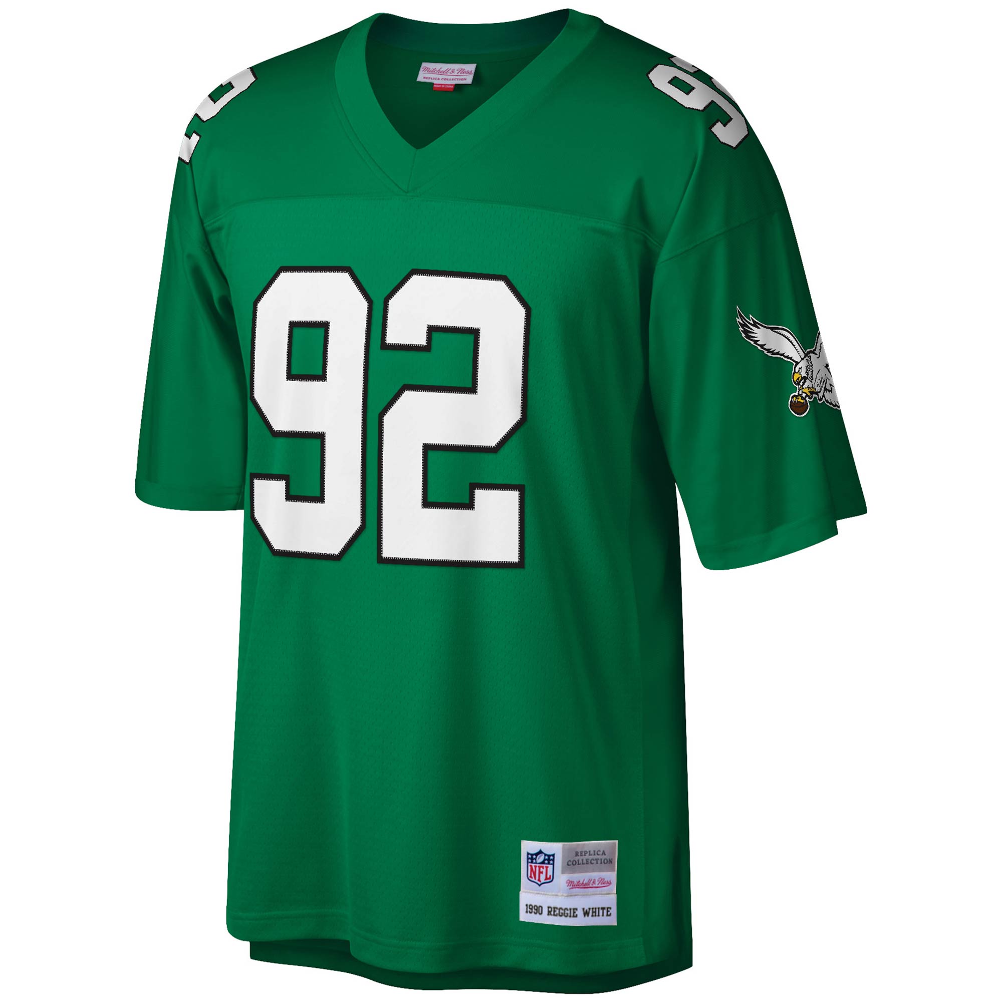 Reggie White Philadelphia Eagles Mitchell & Ness Legacy Replica Jersey - Kelly Green
