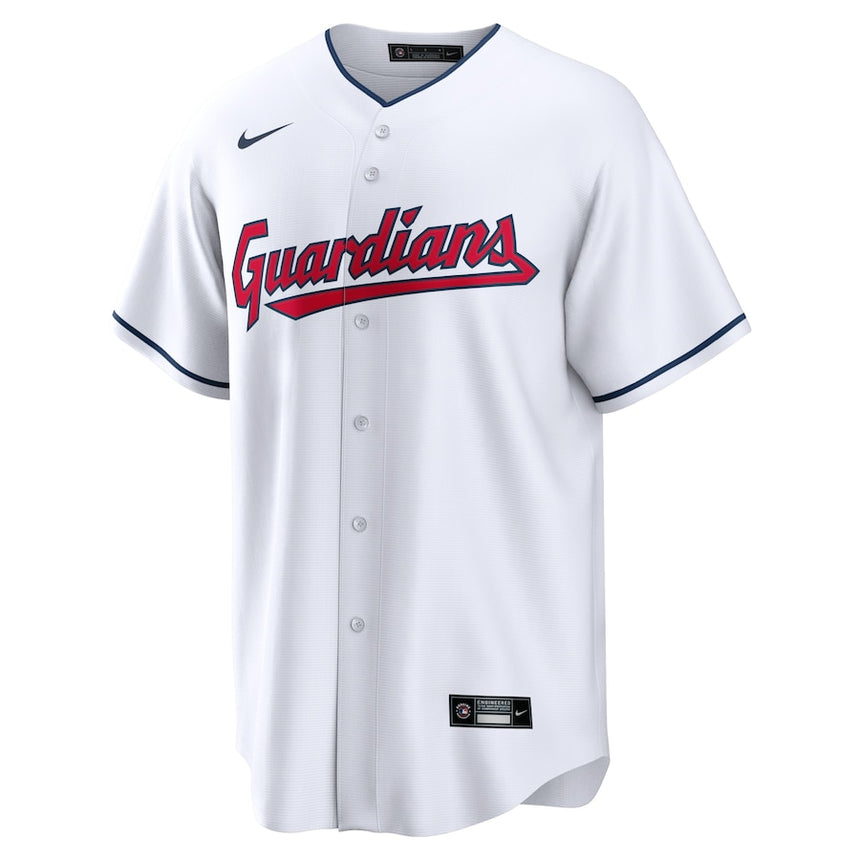 Men's Cleveland Guardians White Home Replica Jersey