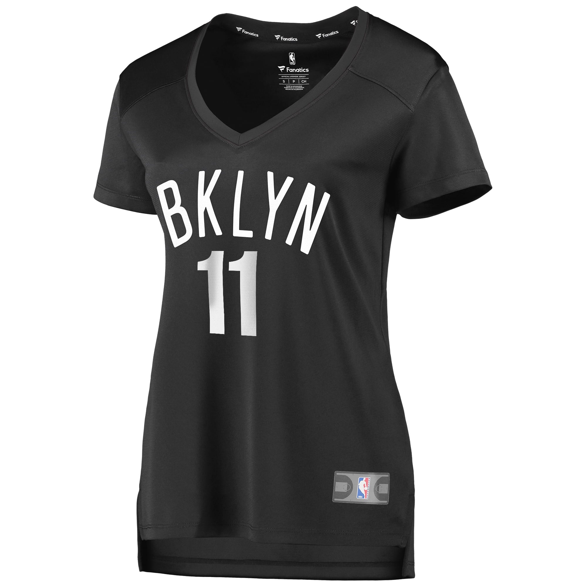 Women's Fanatics Branded Kyrie Irving Charcoal Brooklyn Nets Fast Break Player Jersey - Statement Edition