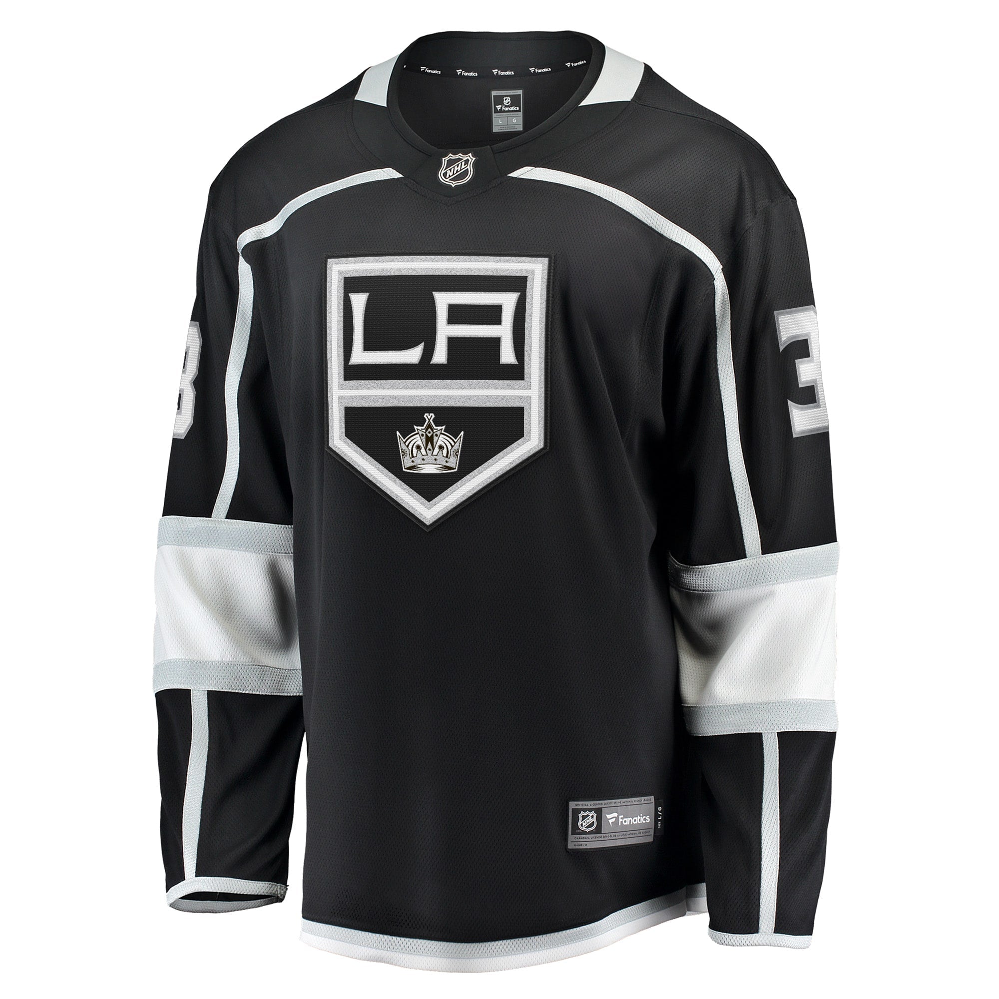 Men's Fanatics Branded Matt Roy Black Los Angeles Kings Home Breakaway Player Jersey