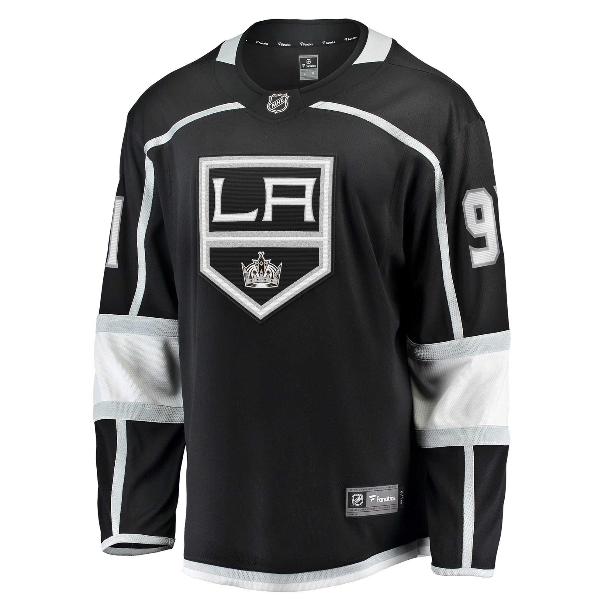 Men's Fanatics Branded Carl Grundstrom Black Los Angeles Kings Home Breakaway Player Jersey