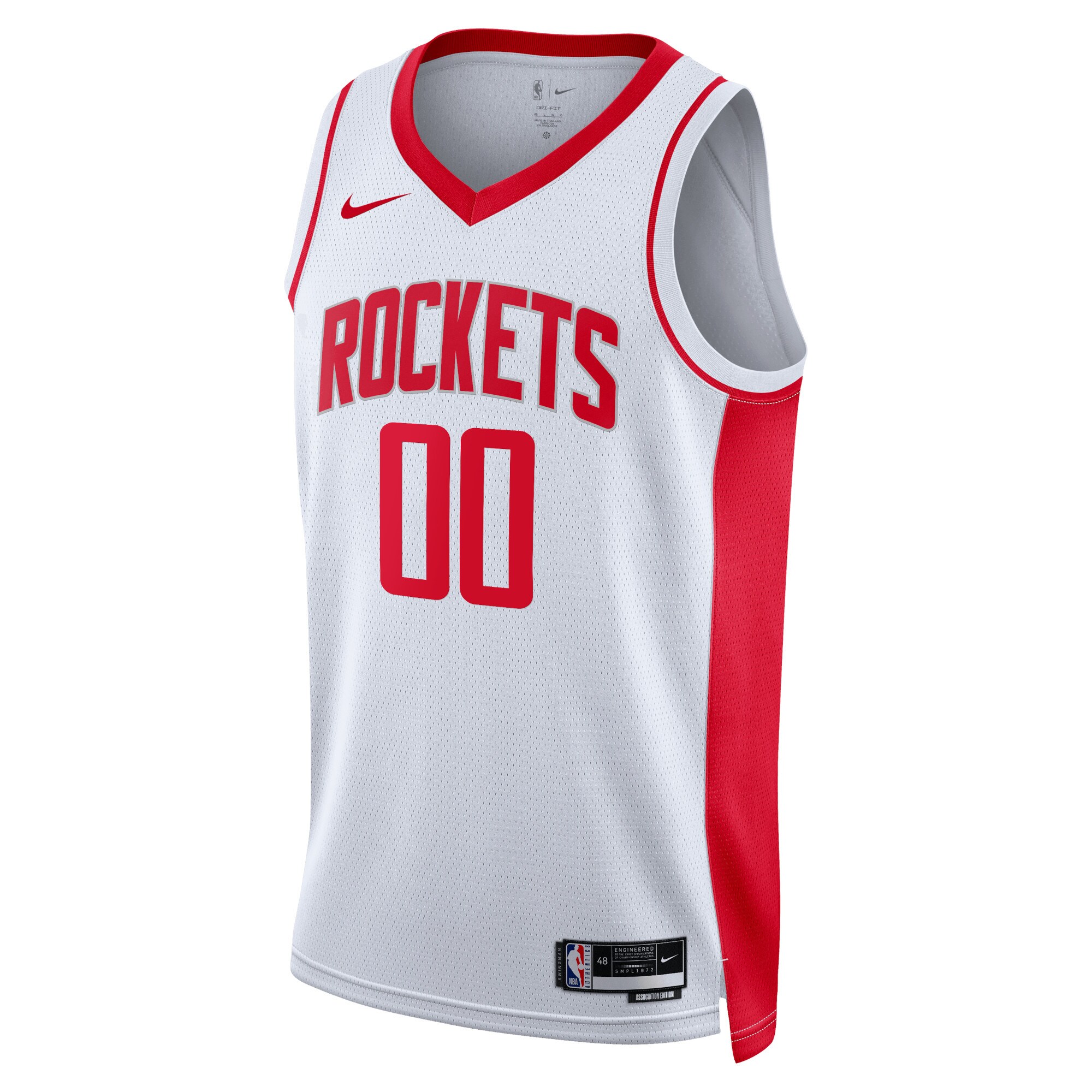 Houston Rockets Nike Unisex Swingman Custom Jersey White - Icon Edition