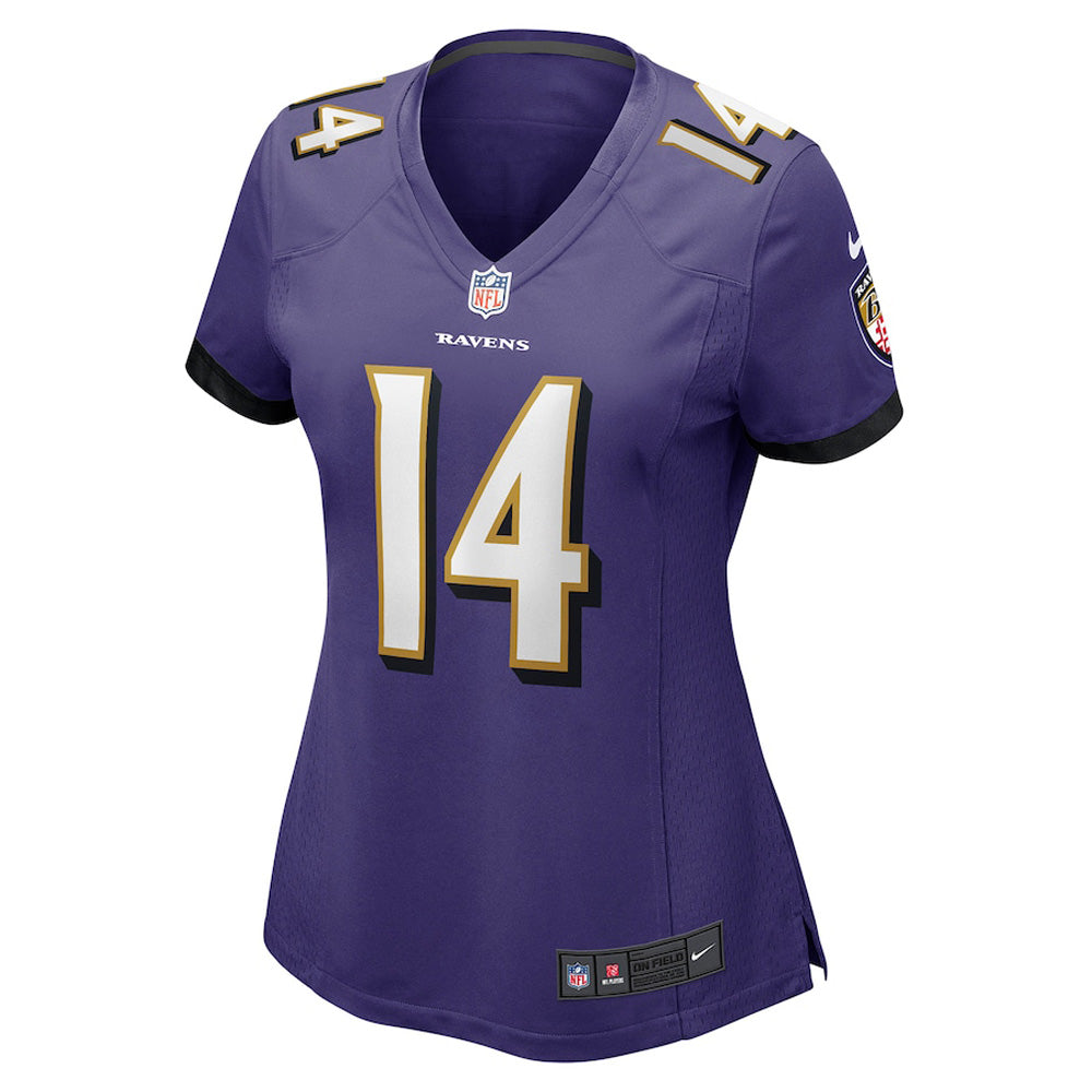Women's Baltimore Ravens Kyle Hamilton Game Jersey - Purple
