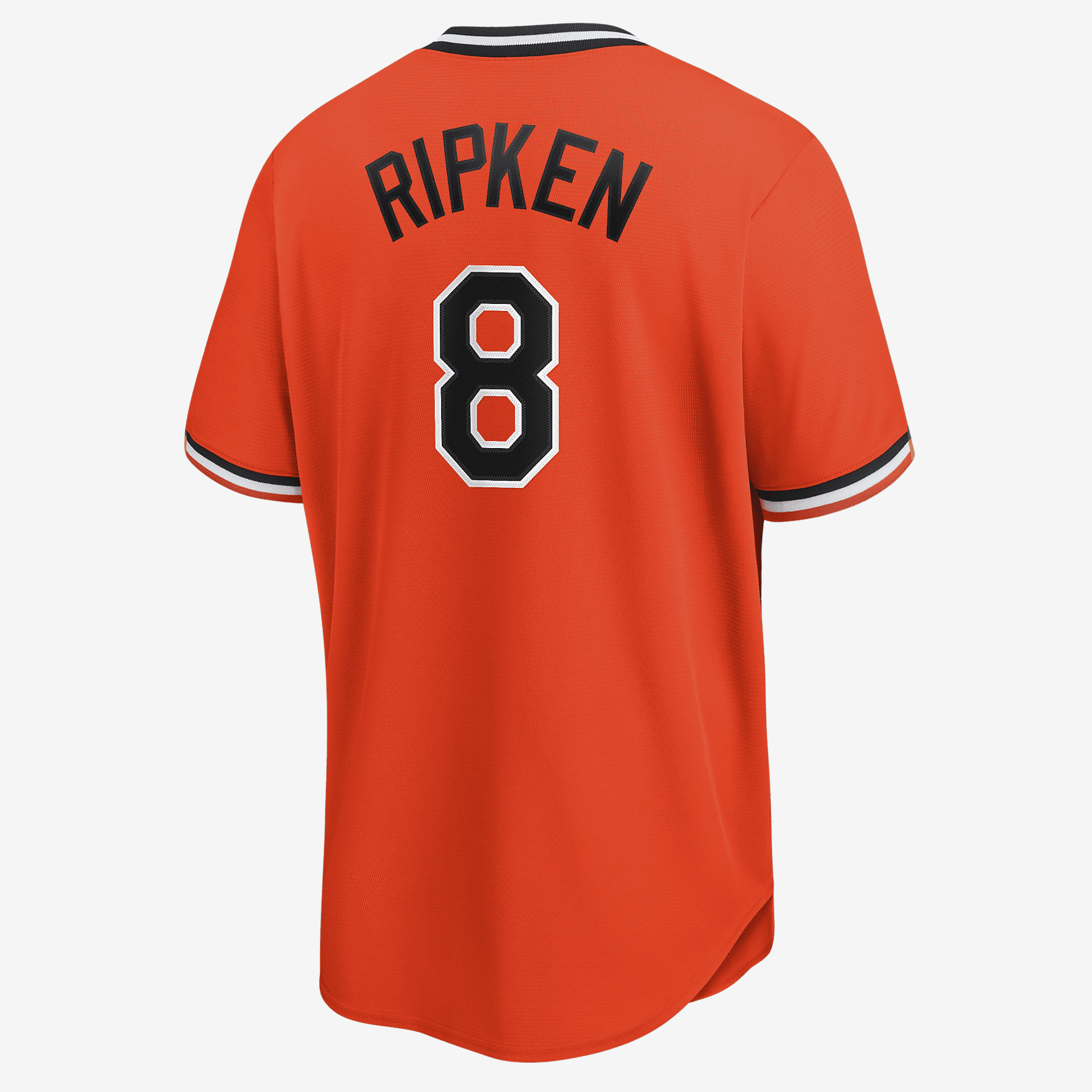 MLB Baltimore Orioles (Cal Ripken) Men's Cooperstown Baseball Jersey - Pro Orange