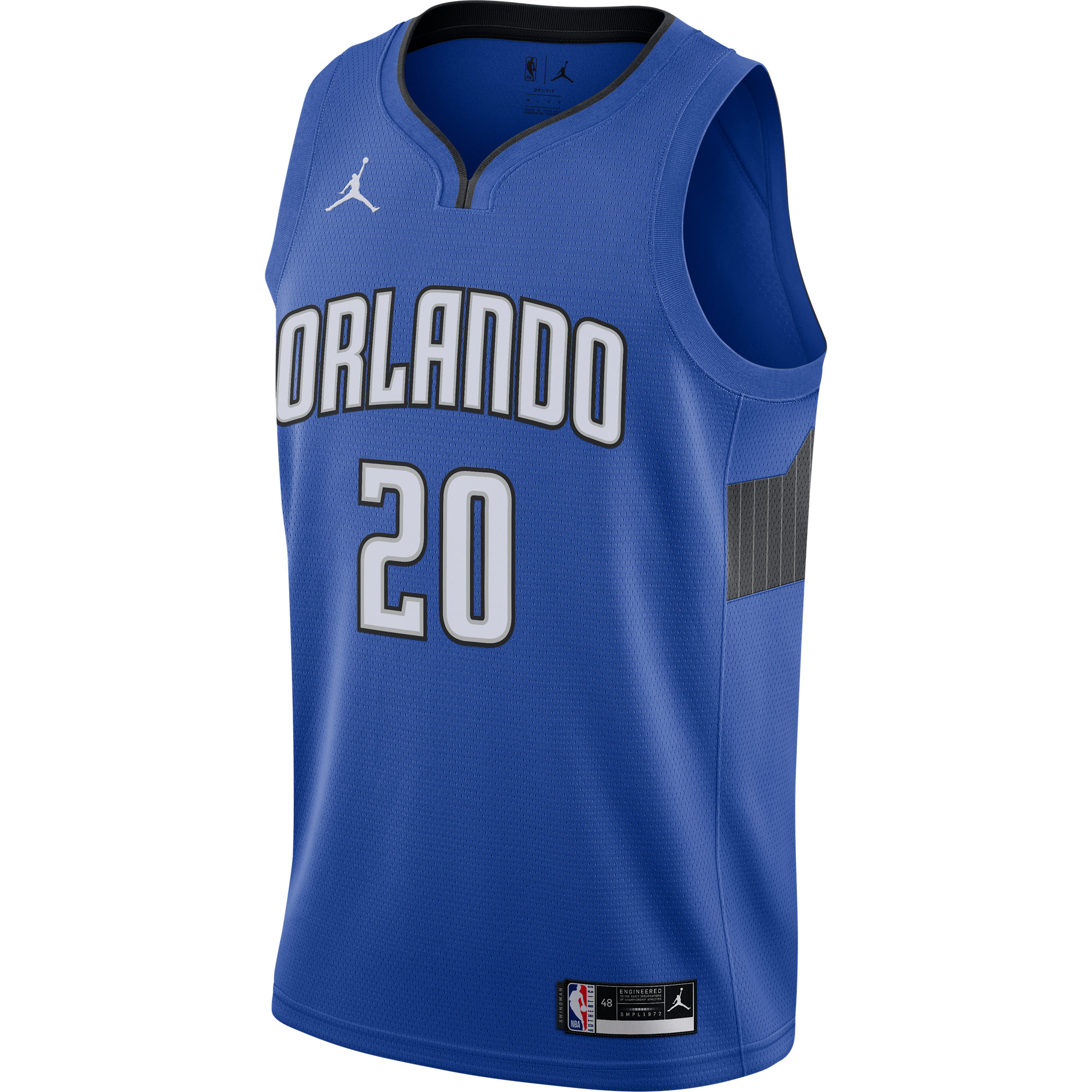 Markelle Fultz Orlando Magic Jordans Brand 2020/21 Swingman Jersey - Statement Edition - Royal