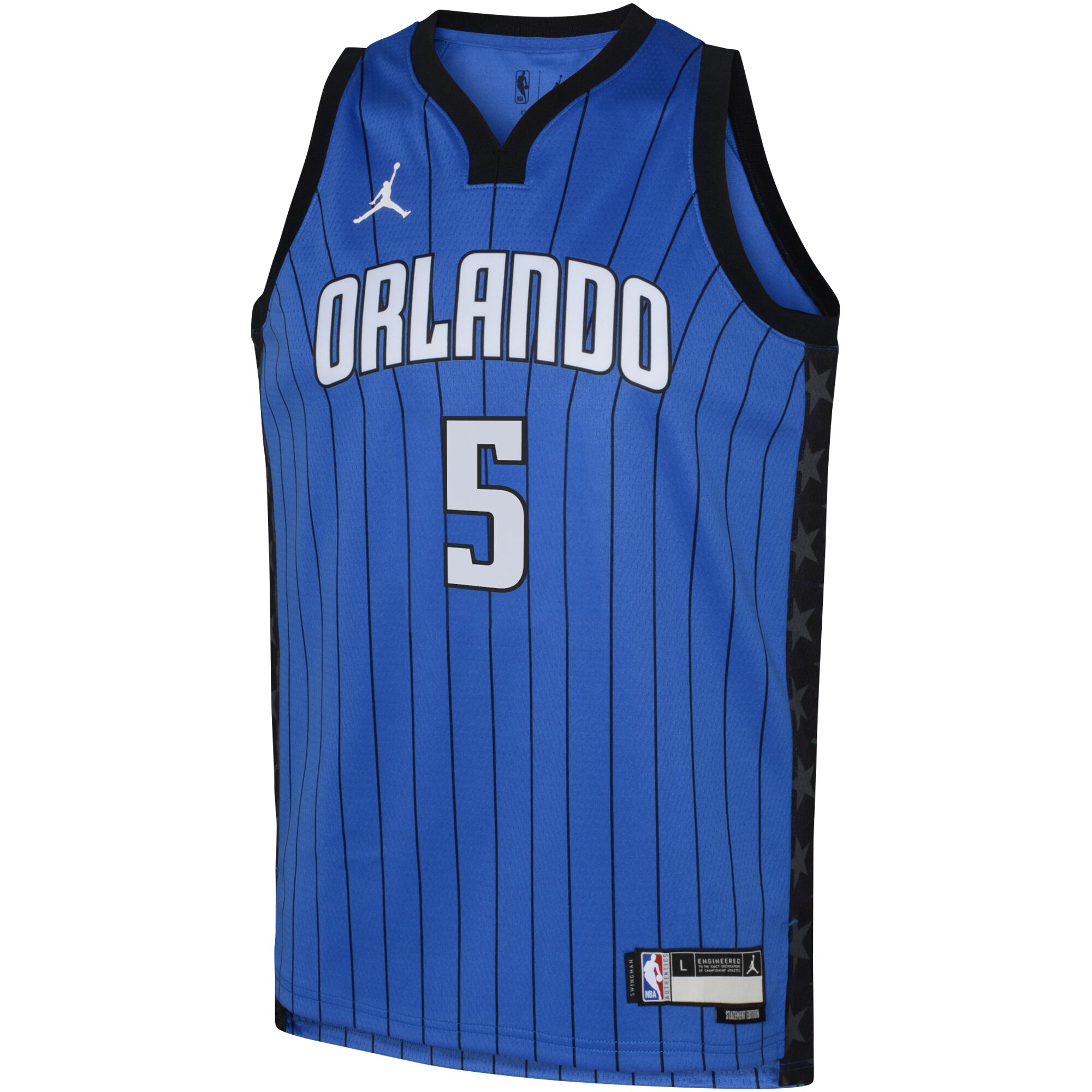 Paolo Banchero Orlando Magic Jordans Brand Youth Swingman Jersey - Statement - Royal