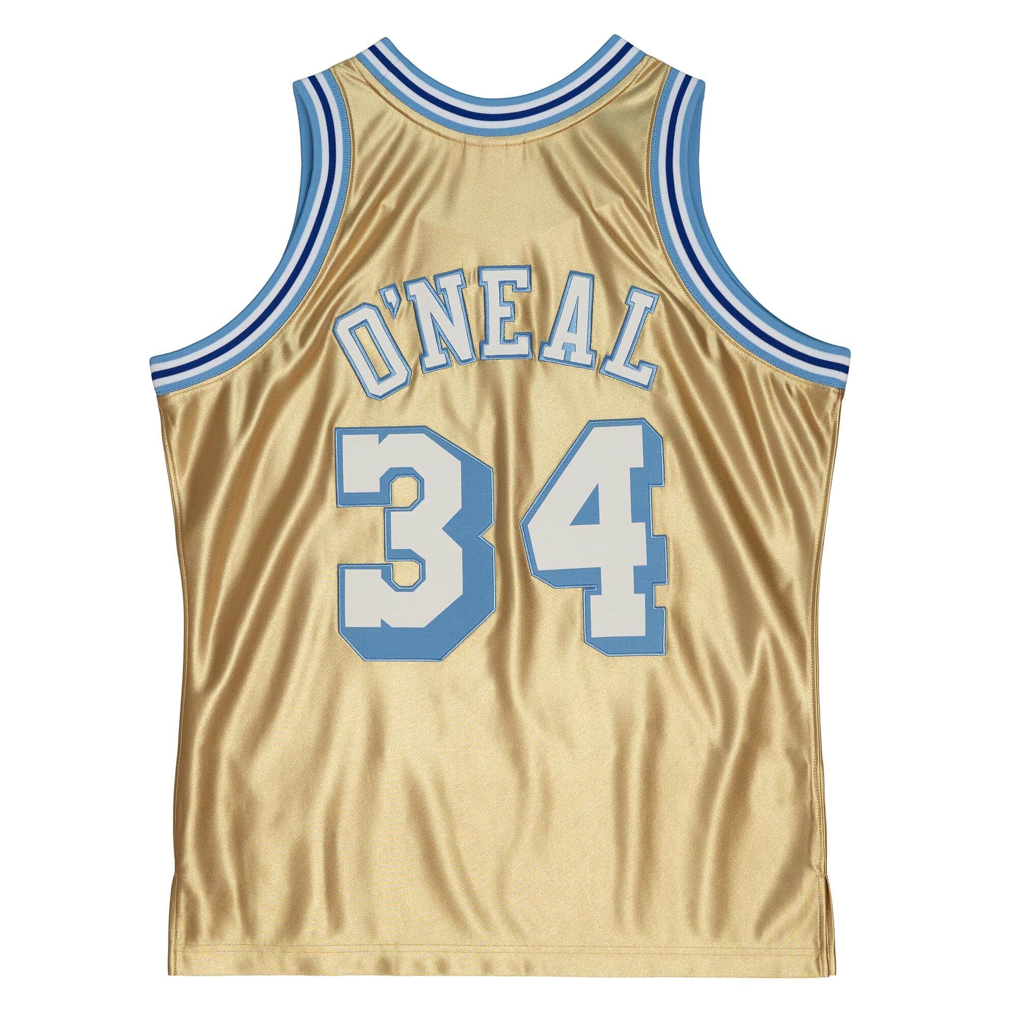 75th Anniversary Gold Swingman Shaquille O'Neal Los Angeles Lakers 1996-97 Jersey
