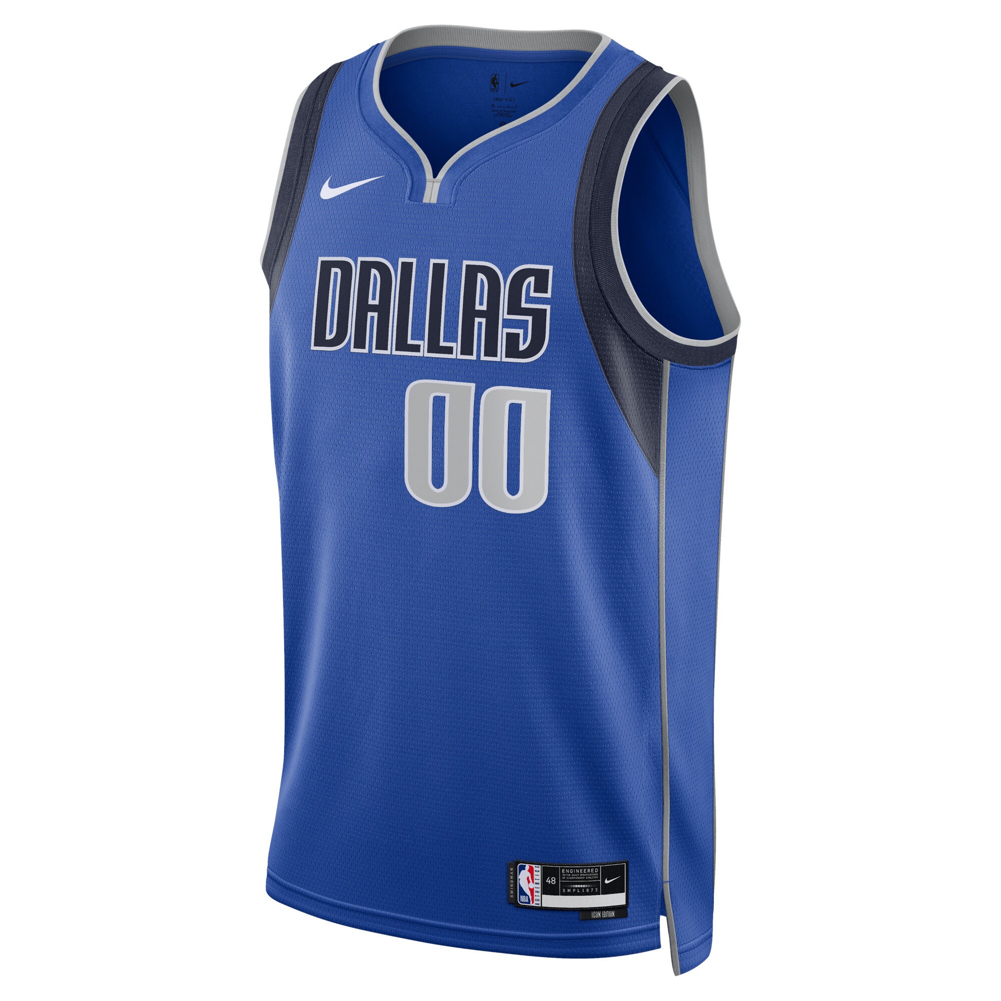 Dallas Mavericks Nike Unisex Swingman Custom Jersey Royal - Icon Edition