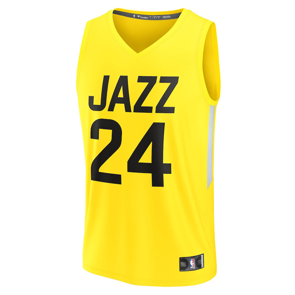 Youth Utah Jazz Walker Kessler Icon Edition Jersey - Yellow