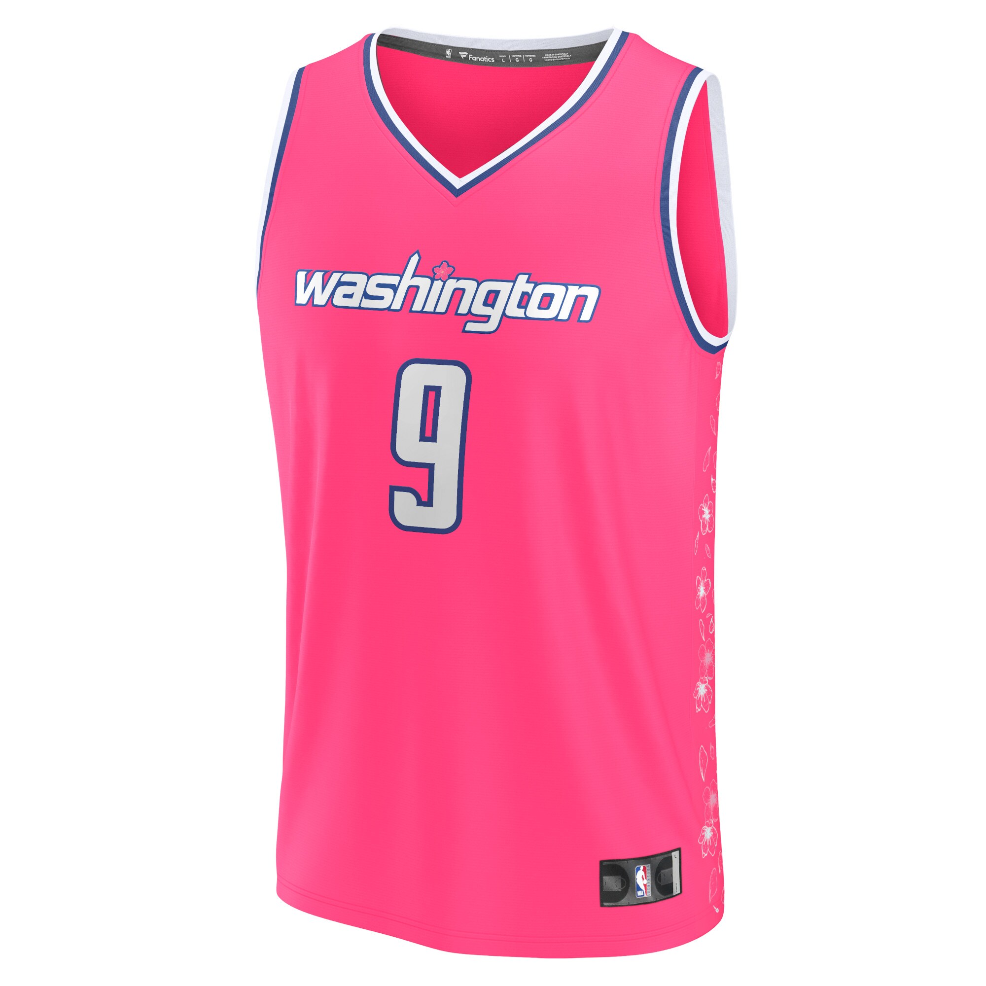 Deni Avdija Washington Wizards Fanatics Branded 2022/23 Fastbreak Jersey - City Edition - Pink