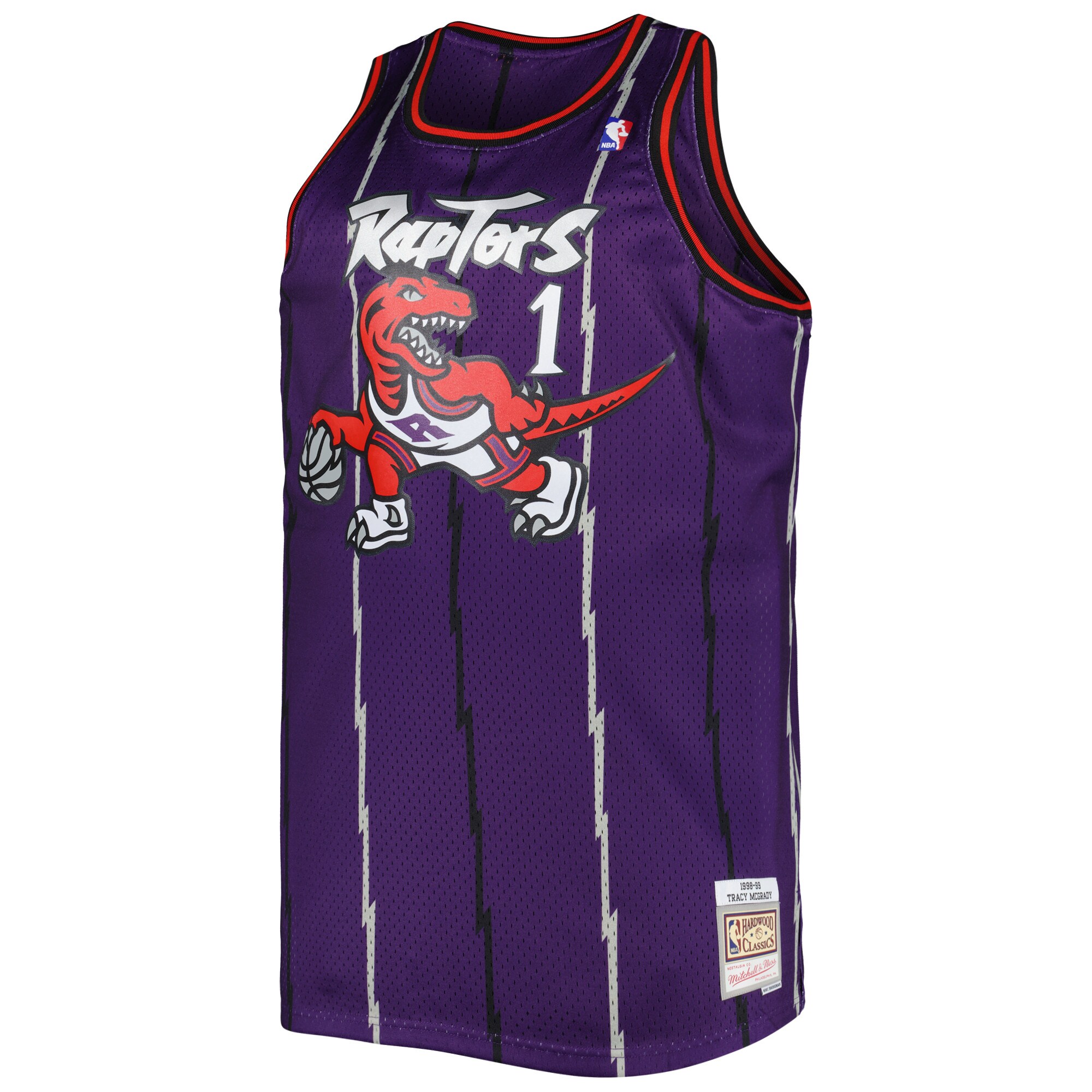 Tracy McGrady Toronto Raptors Mitchell & Ness Big & Tall Hardwood Classics 1998/99 Swingman Jersey - Purple