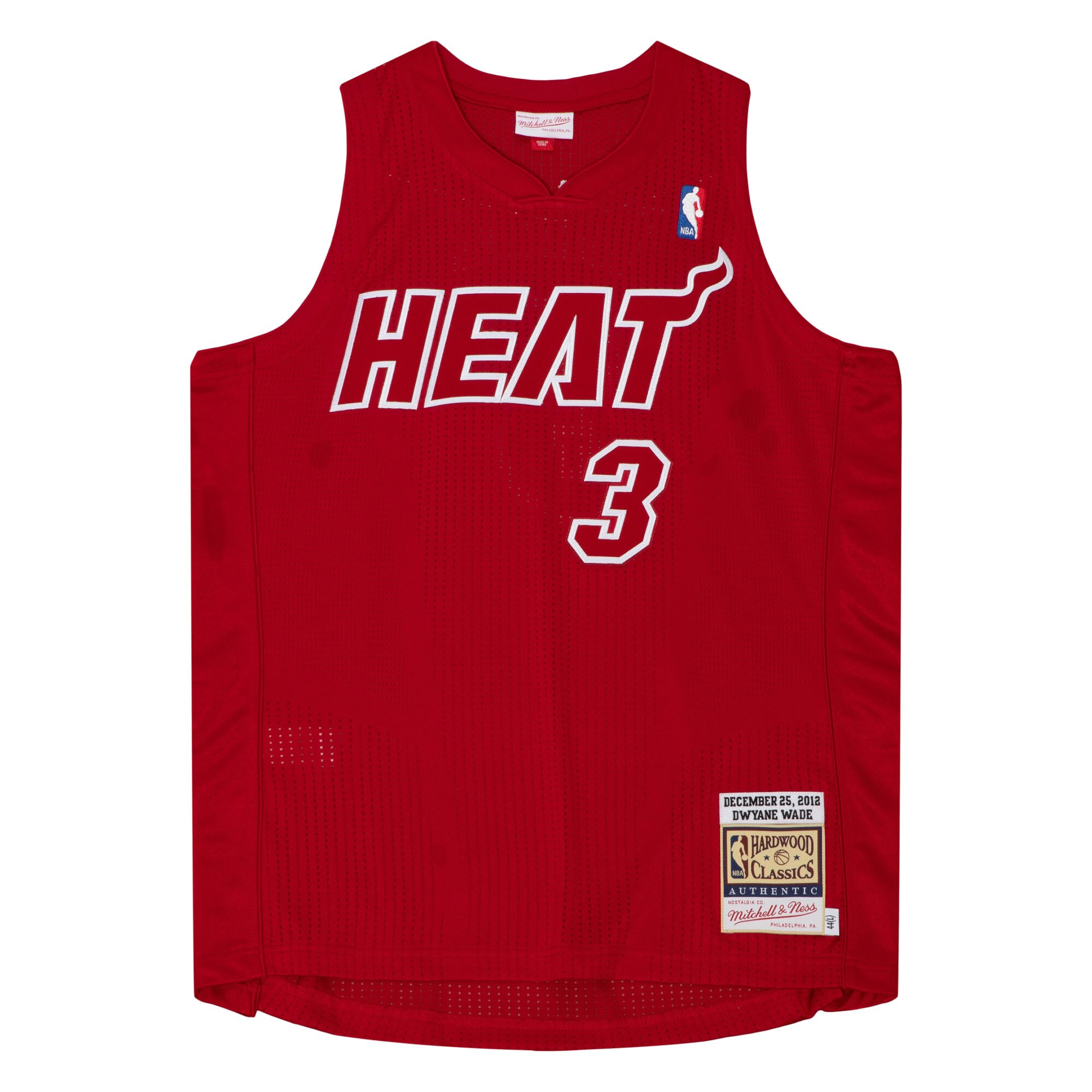Dwyane Wade Miami Heat Mitchell & Ness 2012 Authentic Player Jersey - Scarlet