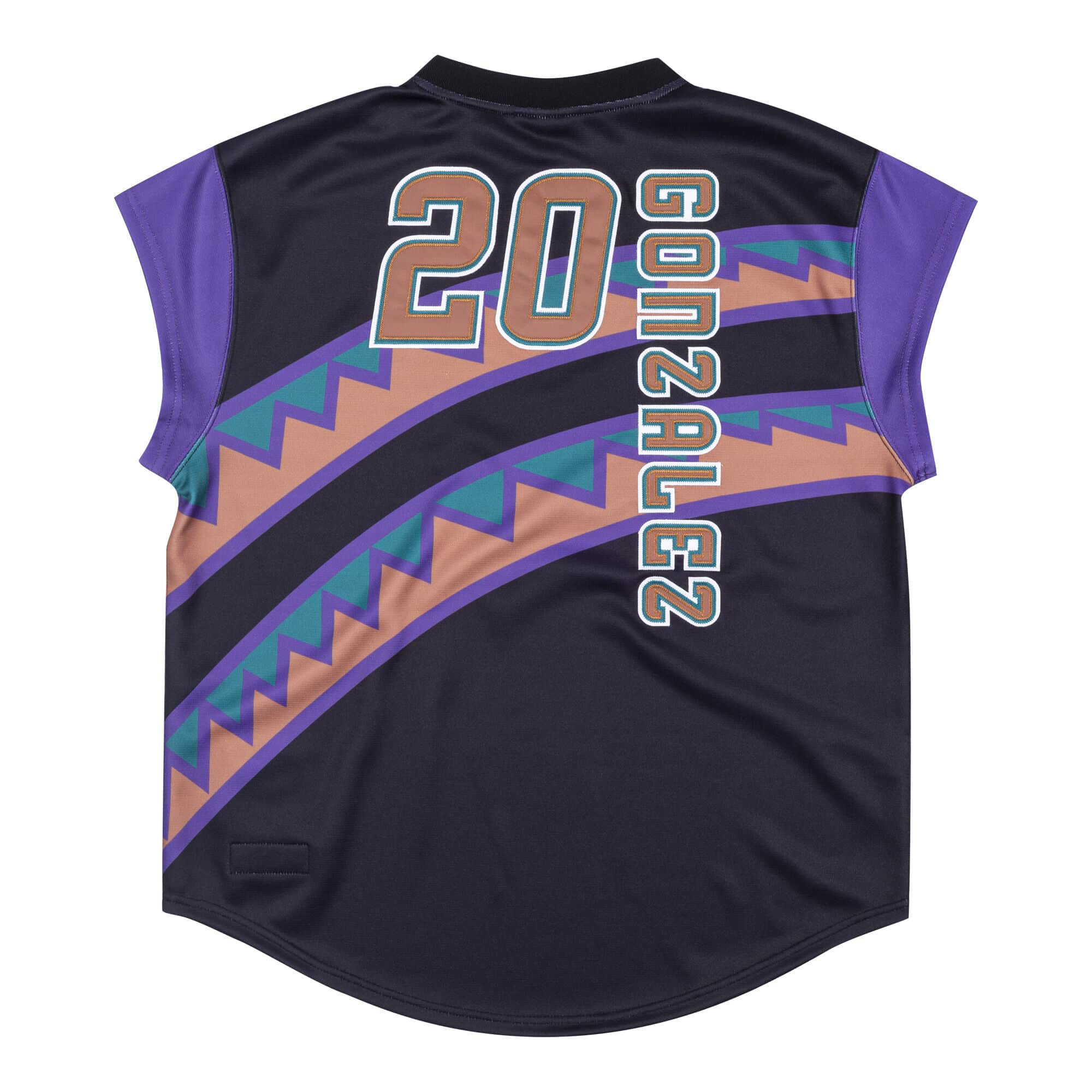 Authentic Turn Ahead The Clock Jersey Arizona Diamondbacks 1999 Luis Gonzalez