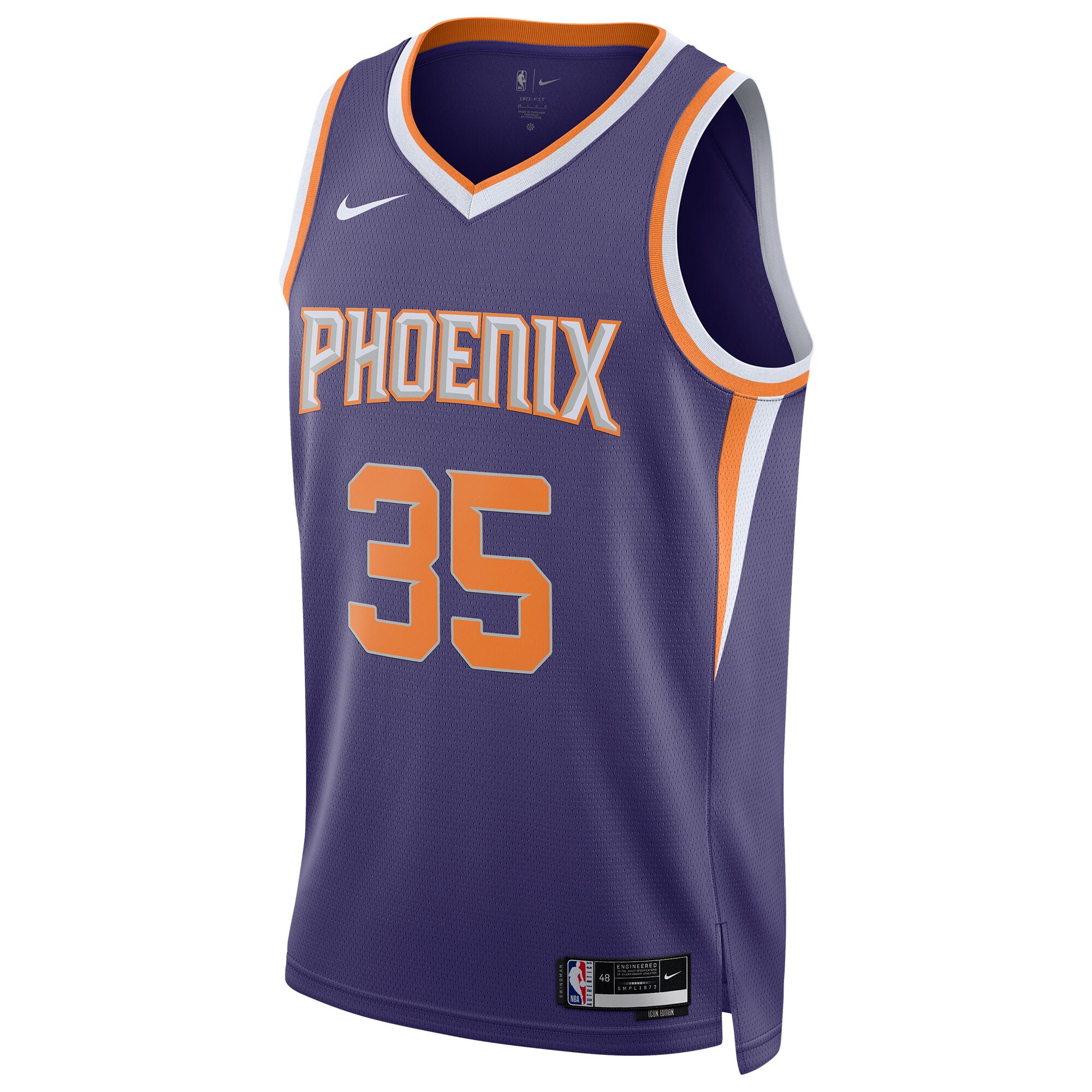 Kevin Durant Phoenix Suns Nike Unisex Swingman Jersey - Association Edition - Purple