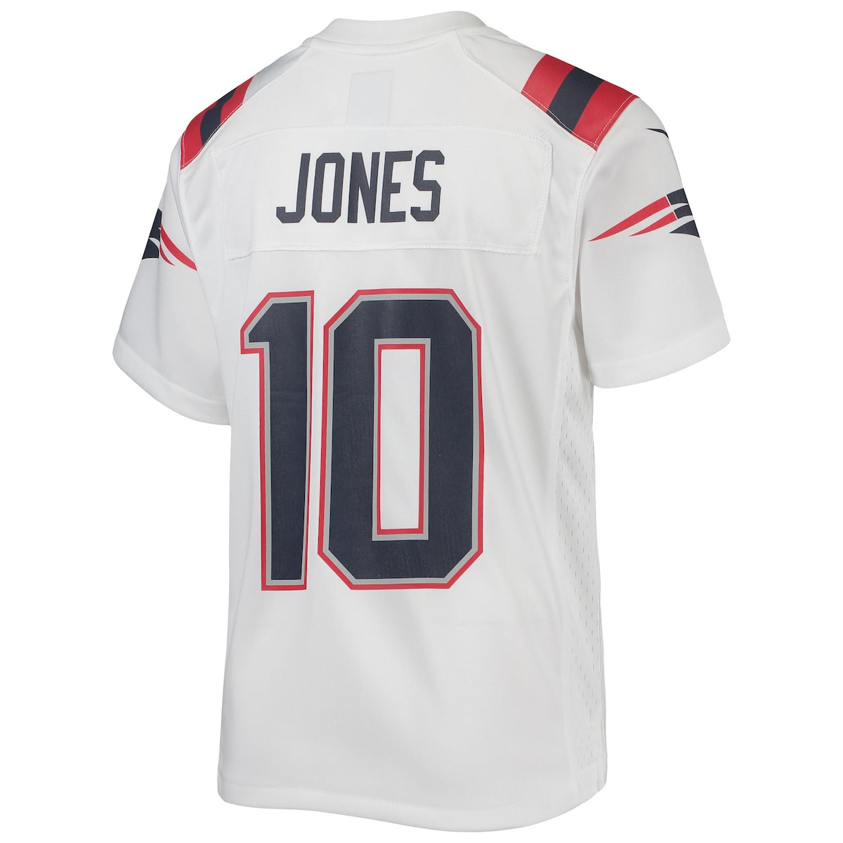 Boys' Grade School Mac Jones Nike Patriots Game Jersey - White