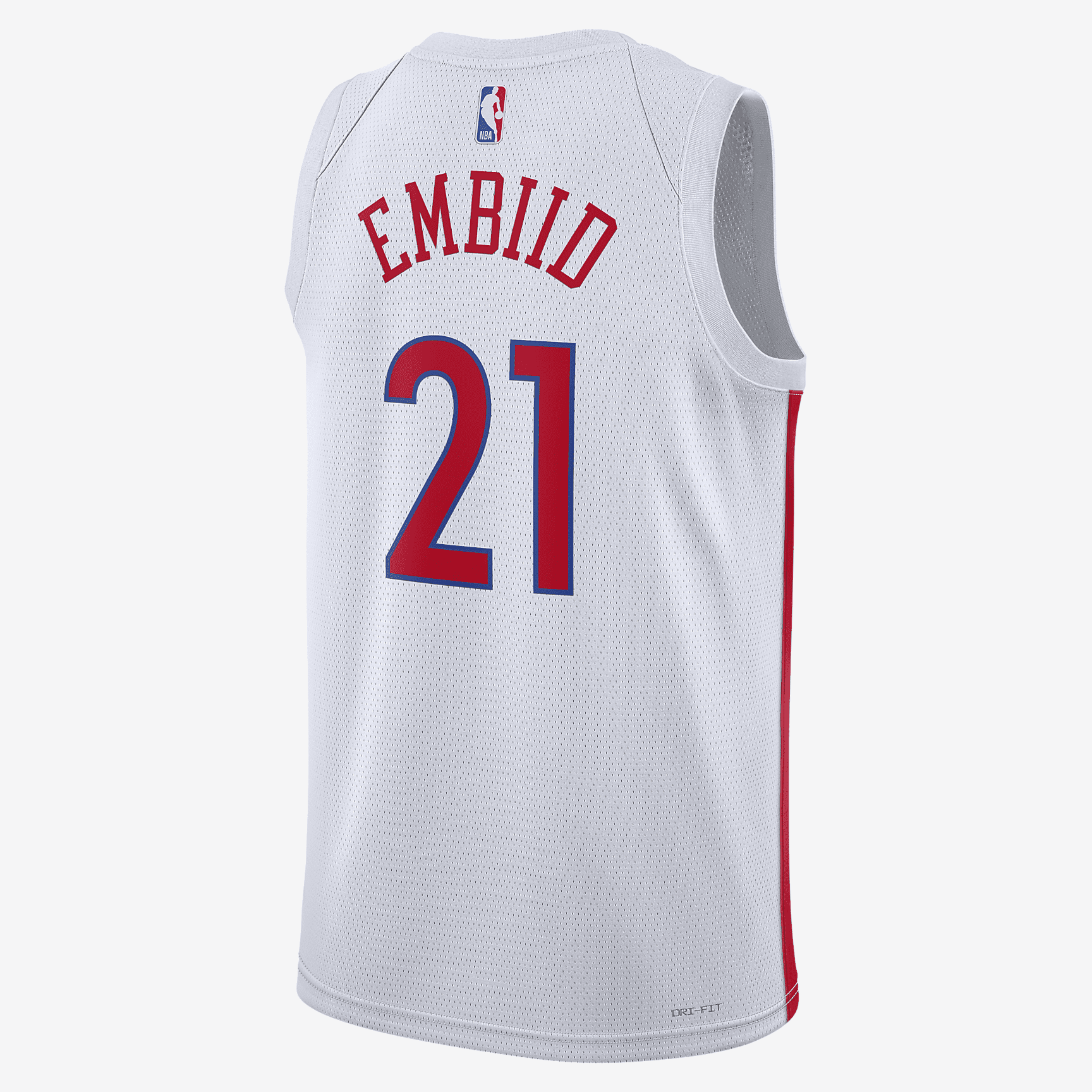 Joel Embiid Philadelphia 76ers City Edition Nike Dri-FIT NBA Swingman Jersey - White