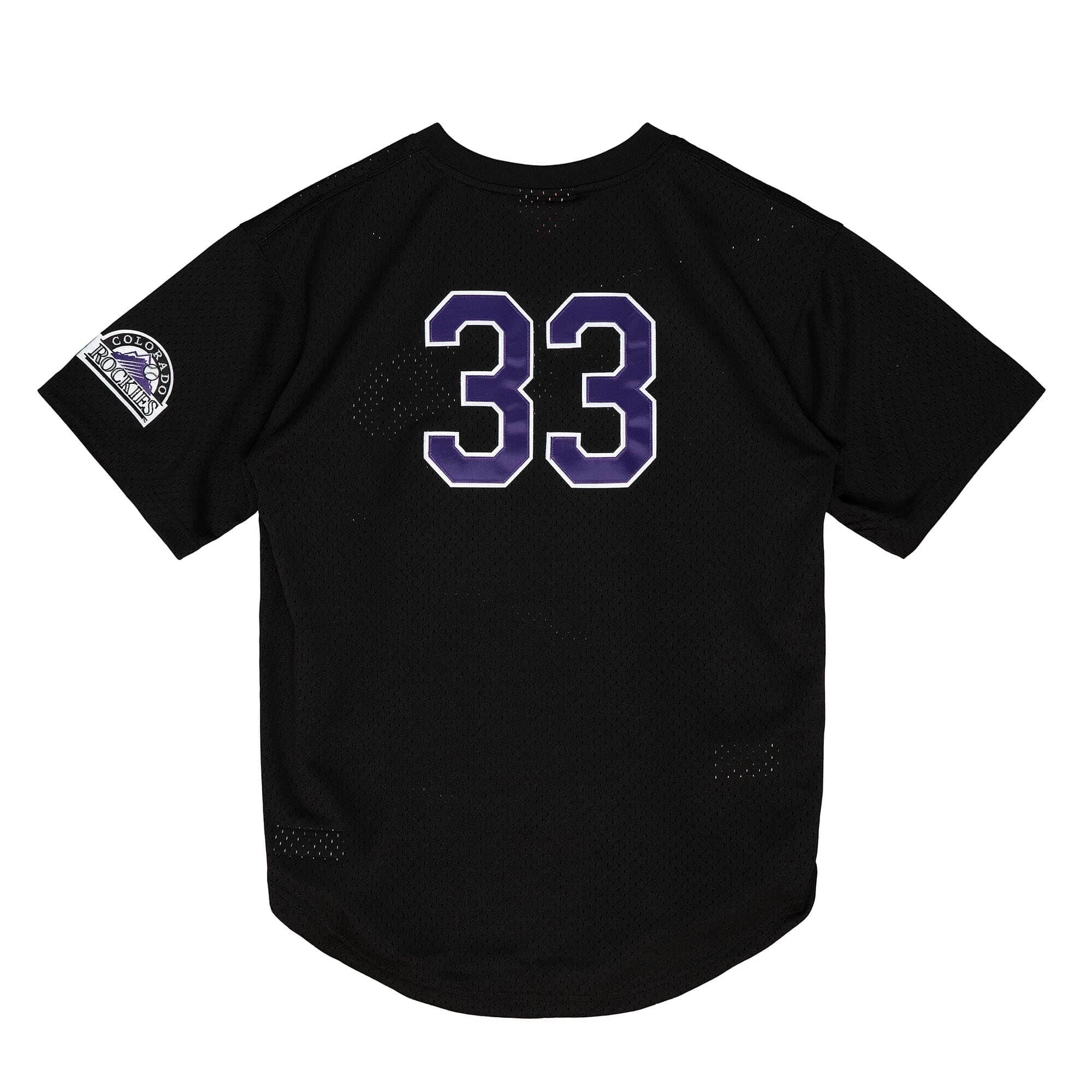 Authentic Larry Walker Colorado Rockies 1997 Pullover Jersey