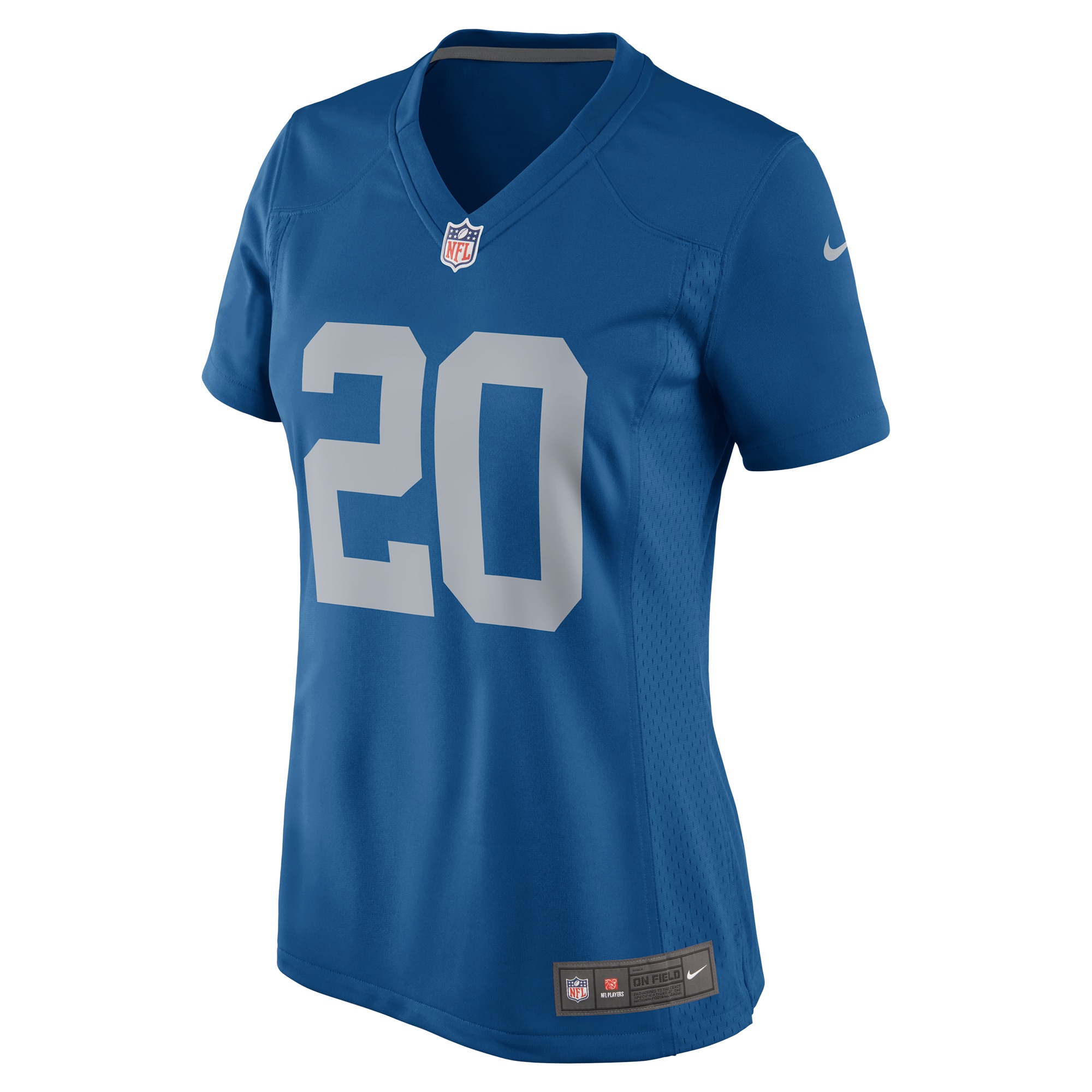Barry Sanders Detroit Lions Nike Women's 2017 Throwback Retired Player Game Jersey - Blue