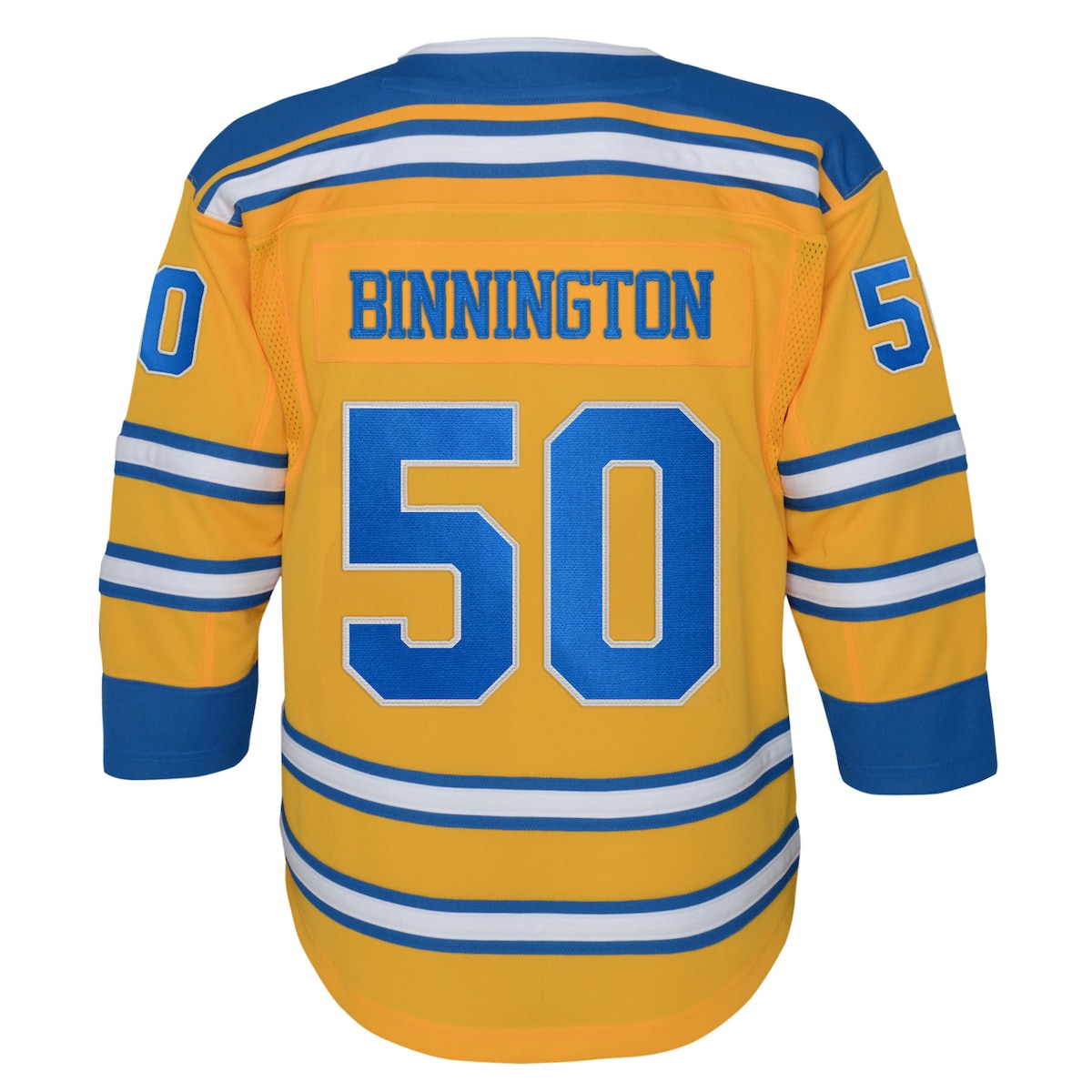 Boys' Grade School Jordans Binnington Outerstuff Blues Special Edition 2.0 Premier Jersey - Yellow