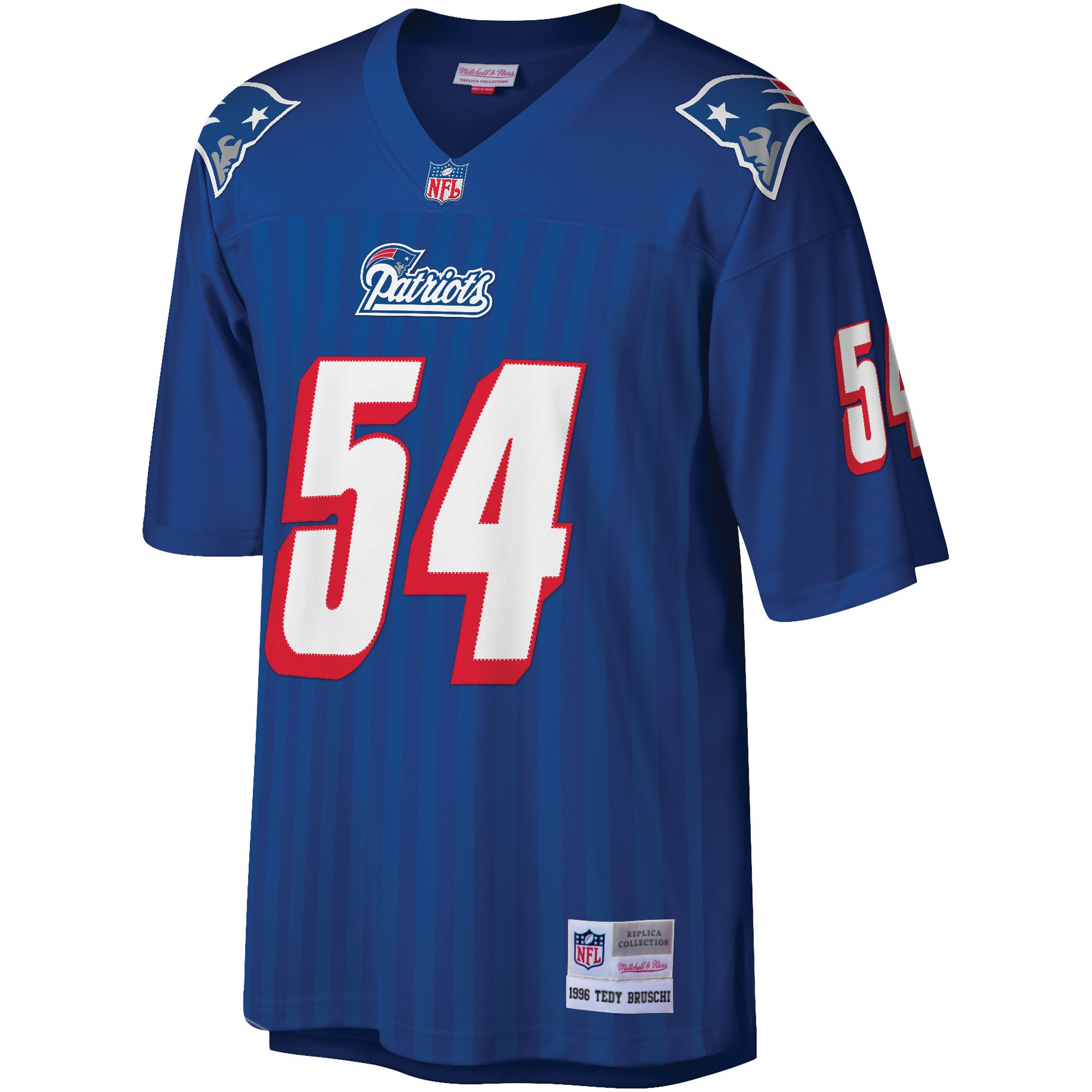 Tedy Bruschi New England Patriots Mitchell & Ness Legacy Replica Jersey - Royal