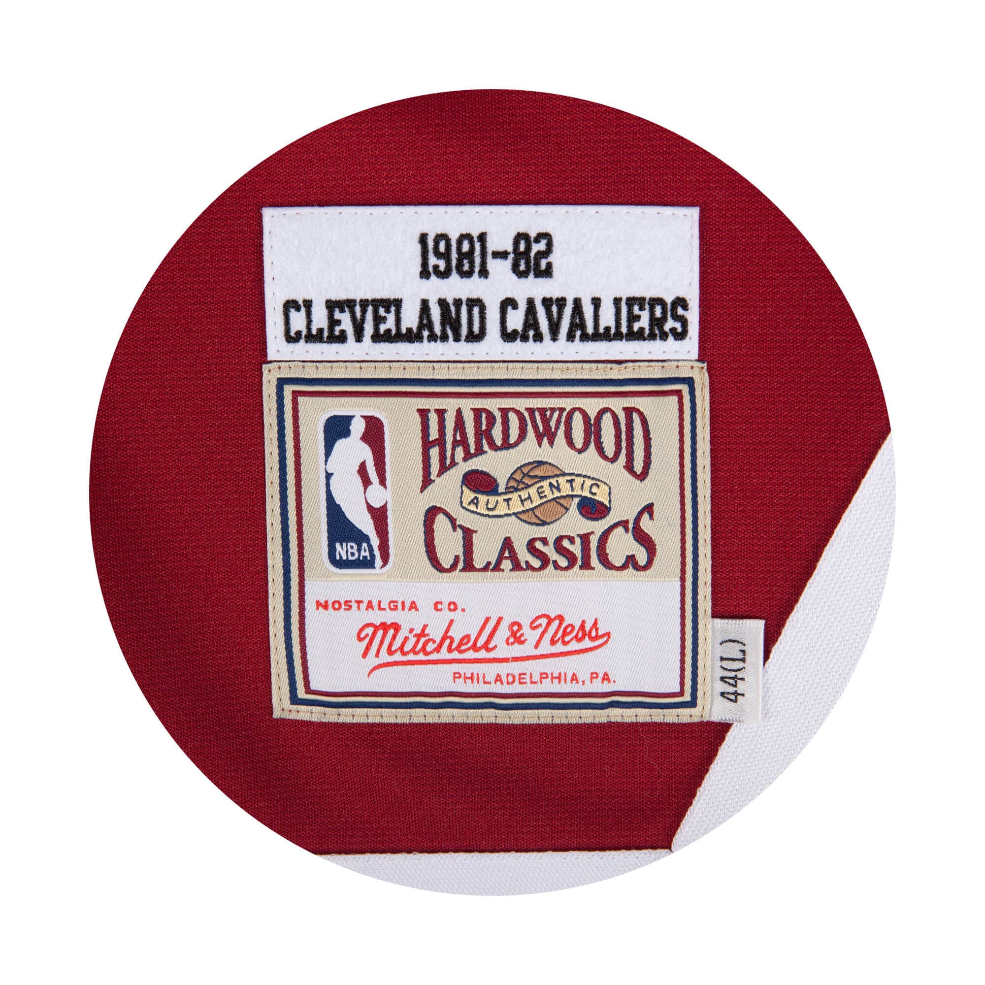 1981-82 Authentic Shooting Shirt Cleveland Cavaliers