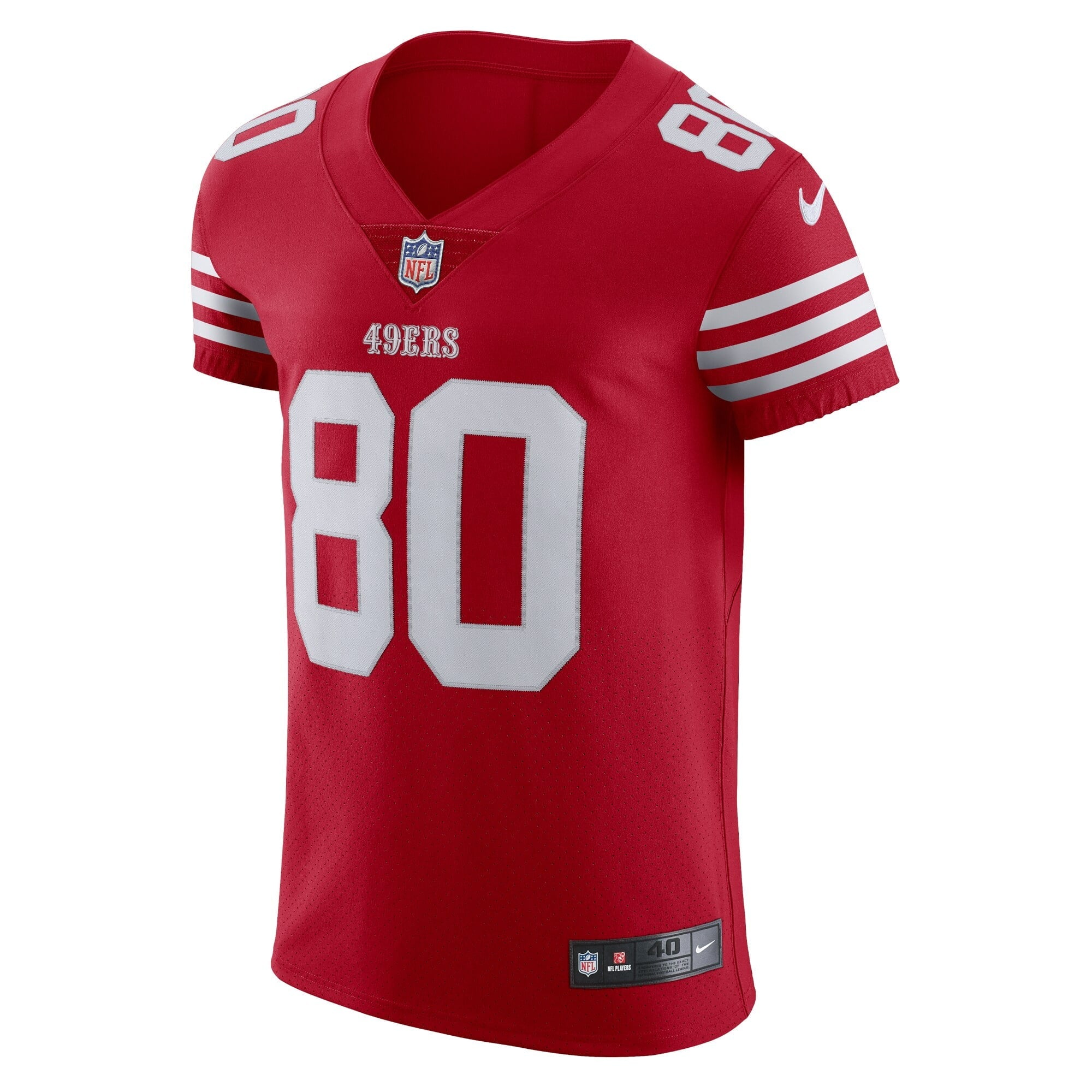Men's Nike Jerry Rice Scarlet San Francisco 49ers Vapor Elite Retired Player Jersey