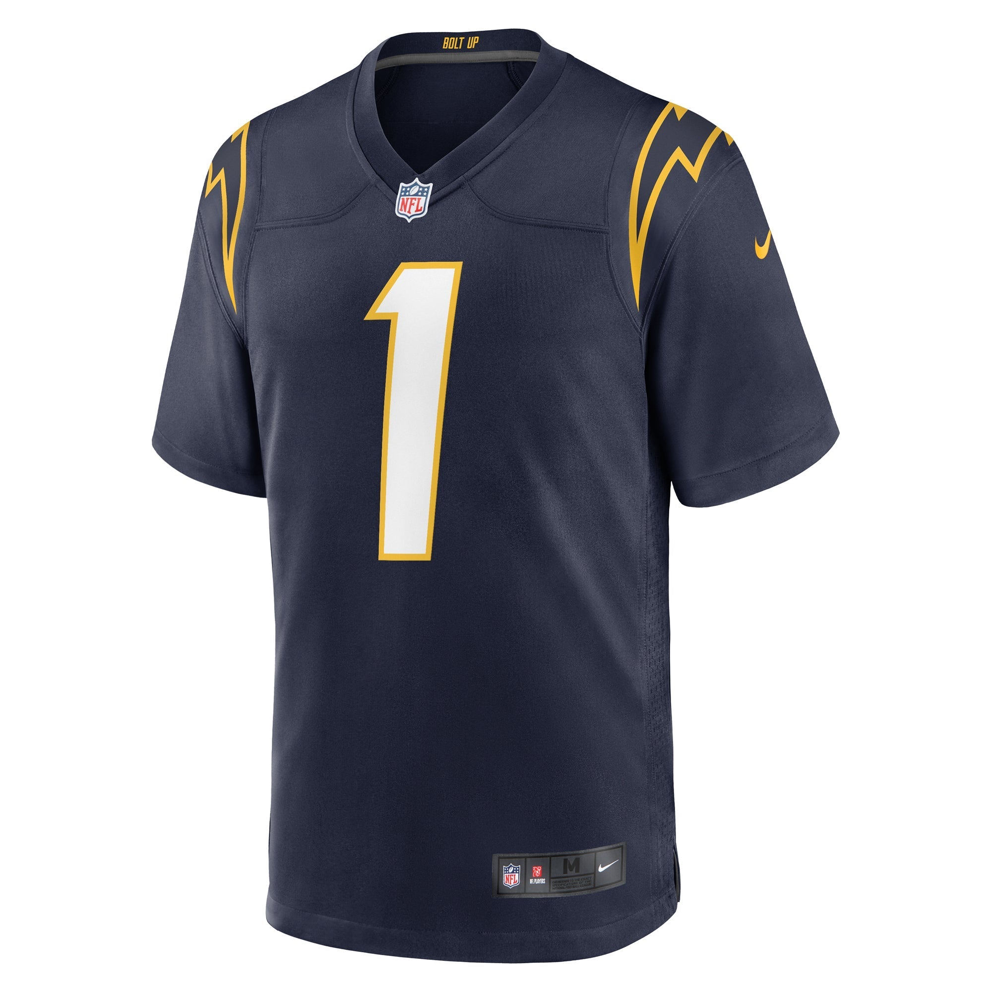 Men's Nike Quentin Johnston Navy Los Angeles Chargers Alternate Game Jersey