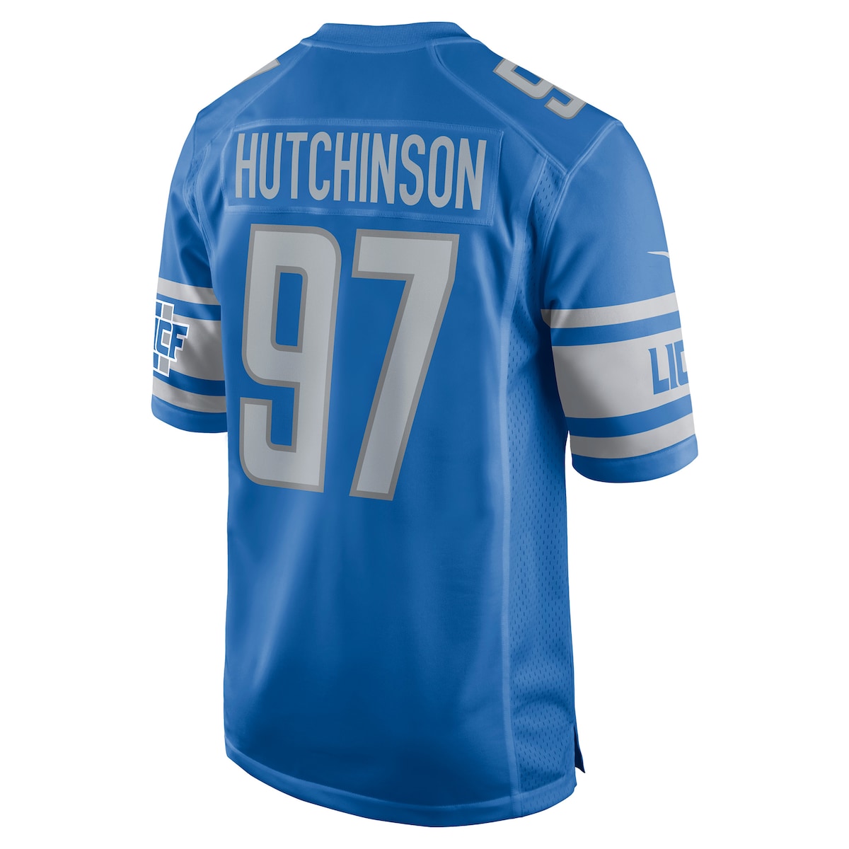 Men's Aidan Hutchinson Nike Lions Game Jersey - Blue