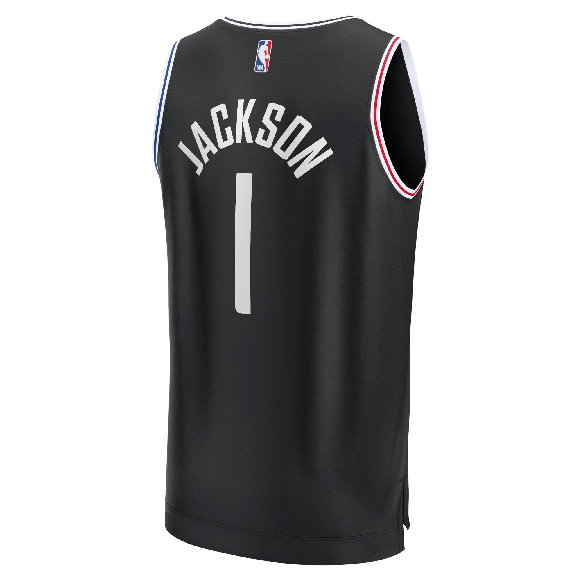 Men's Fanatics Branded Reggie Jackson Black LA Clippers 2022/23 Fastbreak Jersey - City Edition