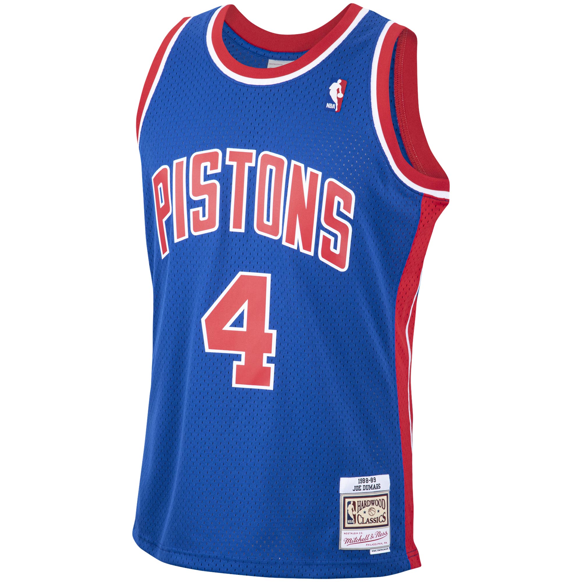 Joe Dumars Detroit Pistons Mitchell & Ness Hardwood Classics Swingman Jersey - Blue