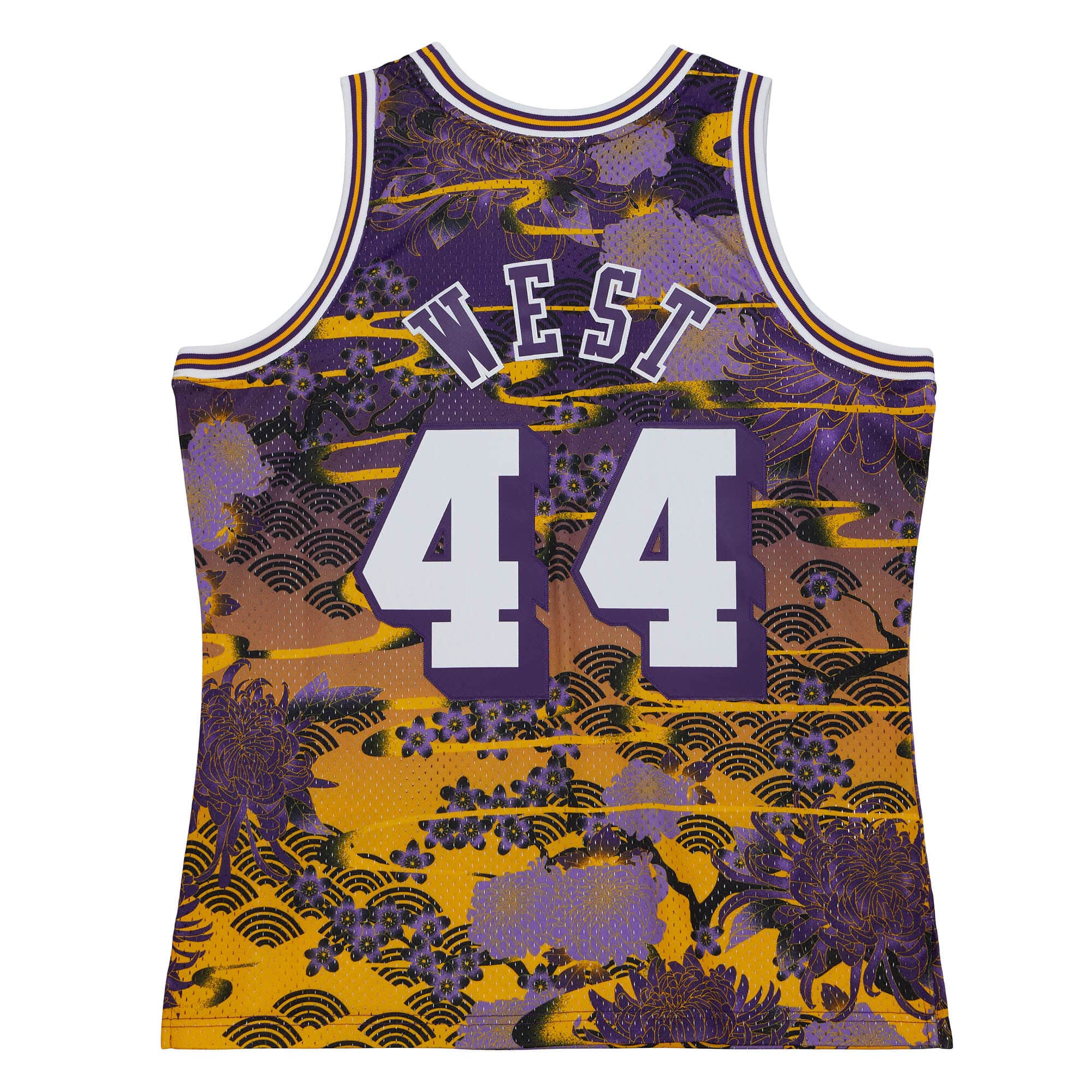 Asian Heritage Swingman Jerry West Los Angeles Lakers 1971-72 Jersey 5.0
