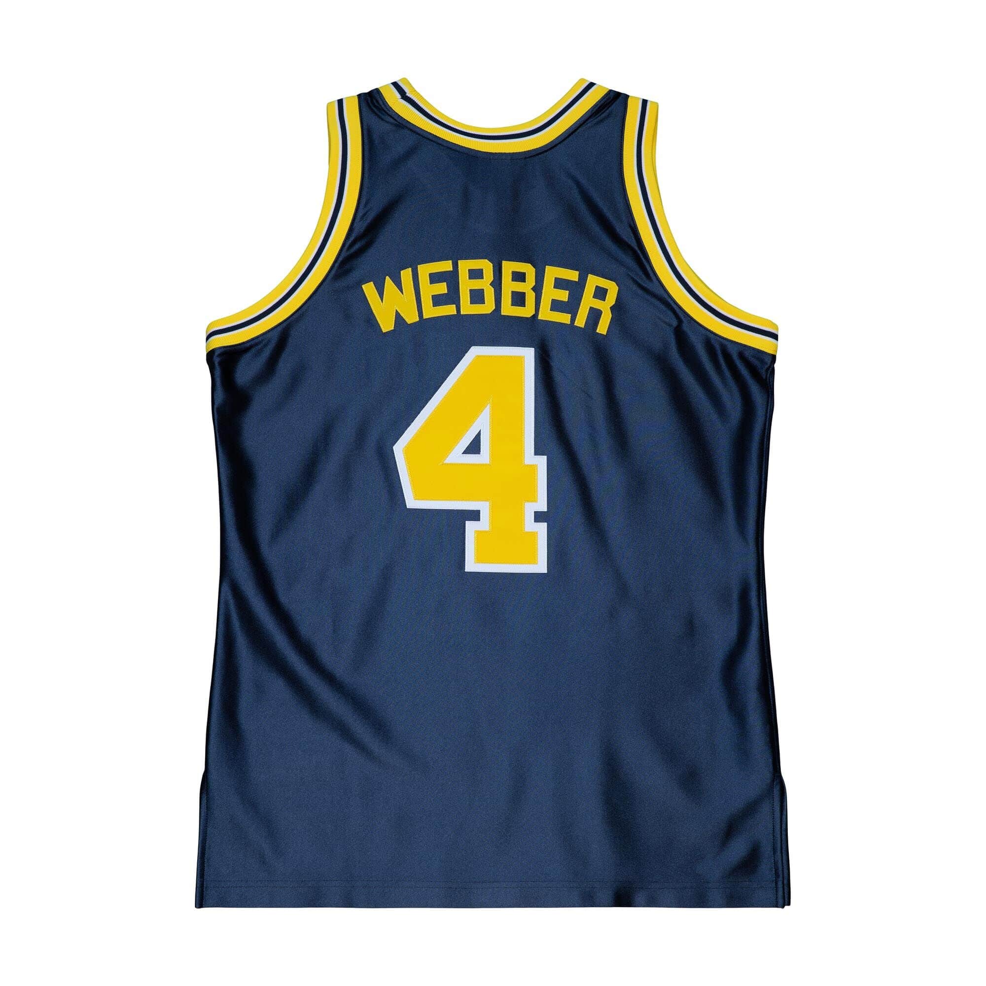 Authentic Chris Webber University Of Michigan Road 1991 Jersey