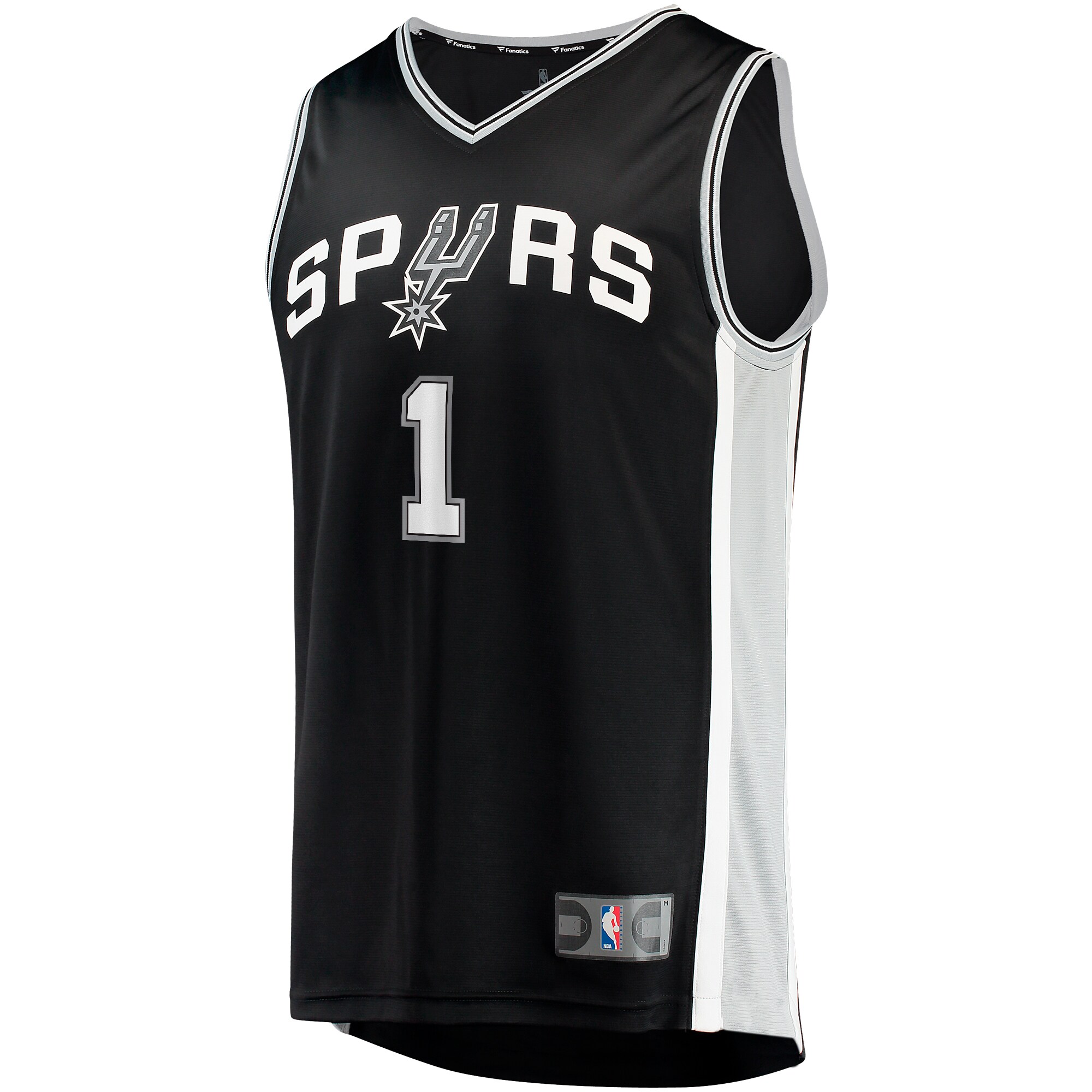 Victor Wembanyama San Antonio Spurs Fanatics Branded 2023 NBA Draft First Round Pick Fast Break Replica Jersey - Icon Edition - Black