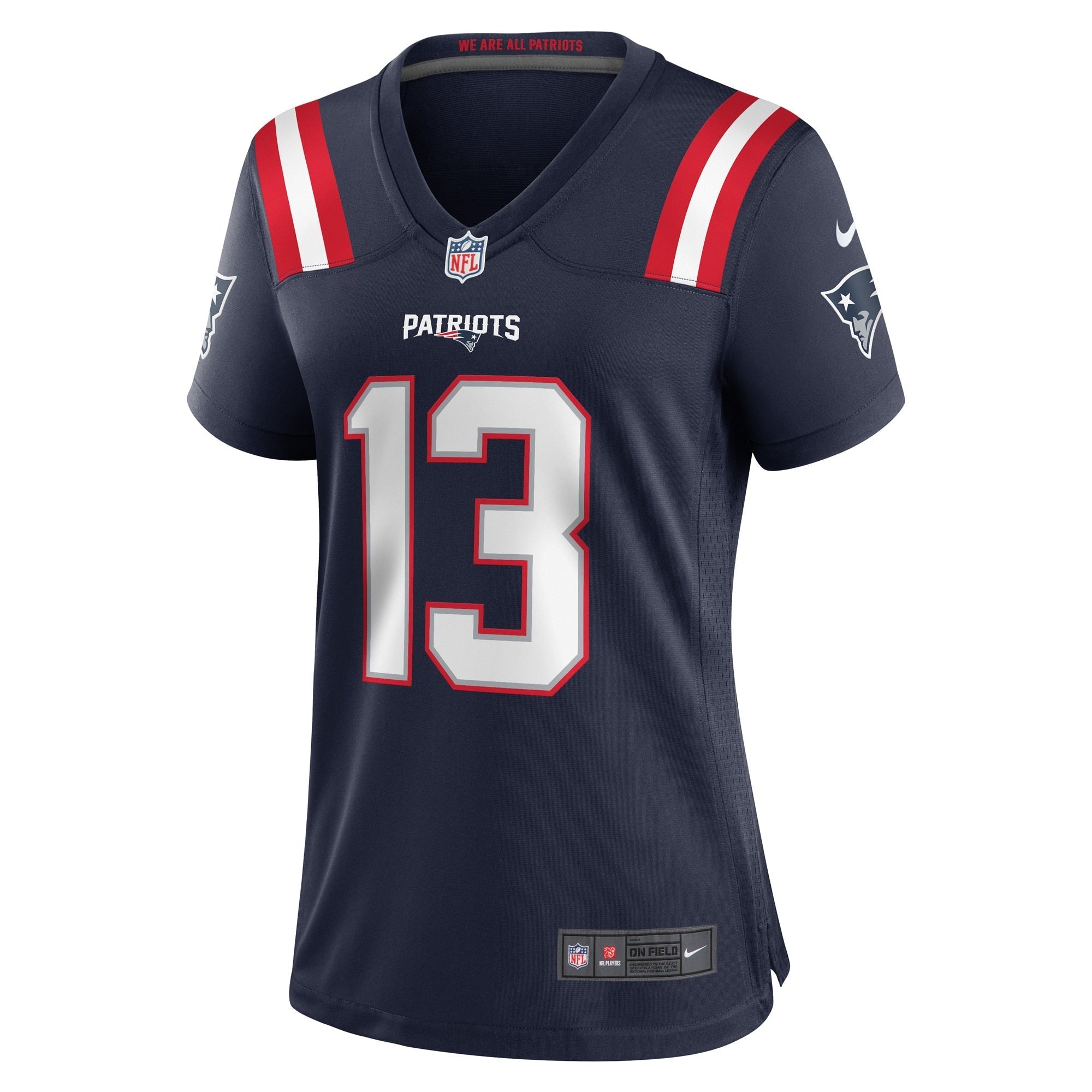 Women's Nike Quinn Nordin Navy New England Patriots Game Player Jersey