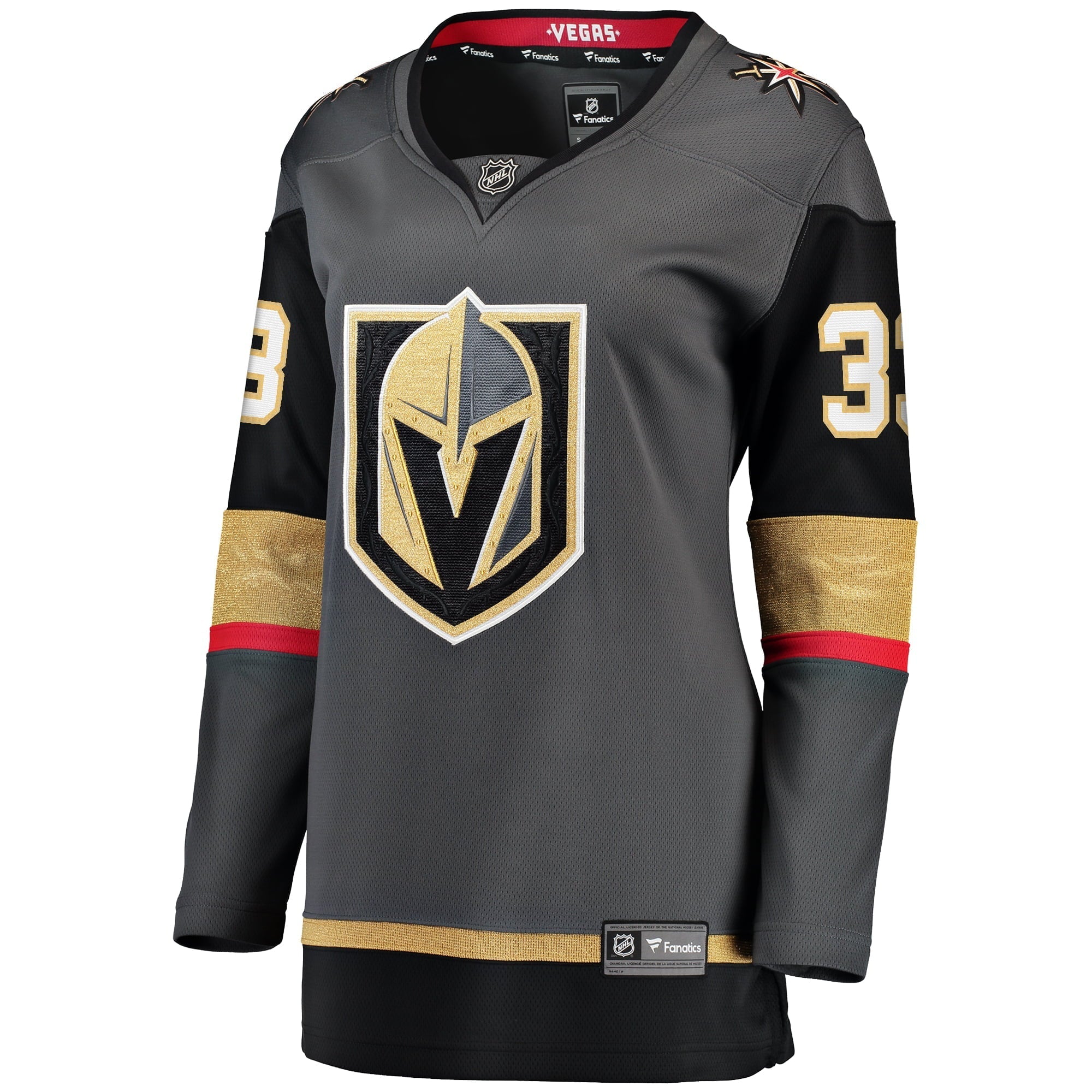 Women's Fanatics Branded Adin Hill Gray Vegas Golden Knights Alternate Breakaway Jersey