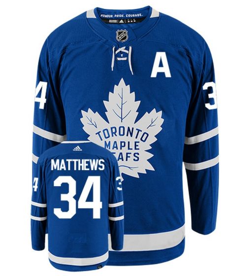 Auston Matthews Toronto Maple Leafs Adidas Primegreen Authentic NHL Hockey Jersey