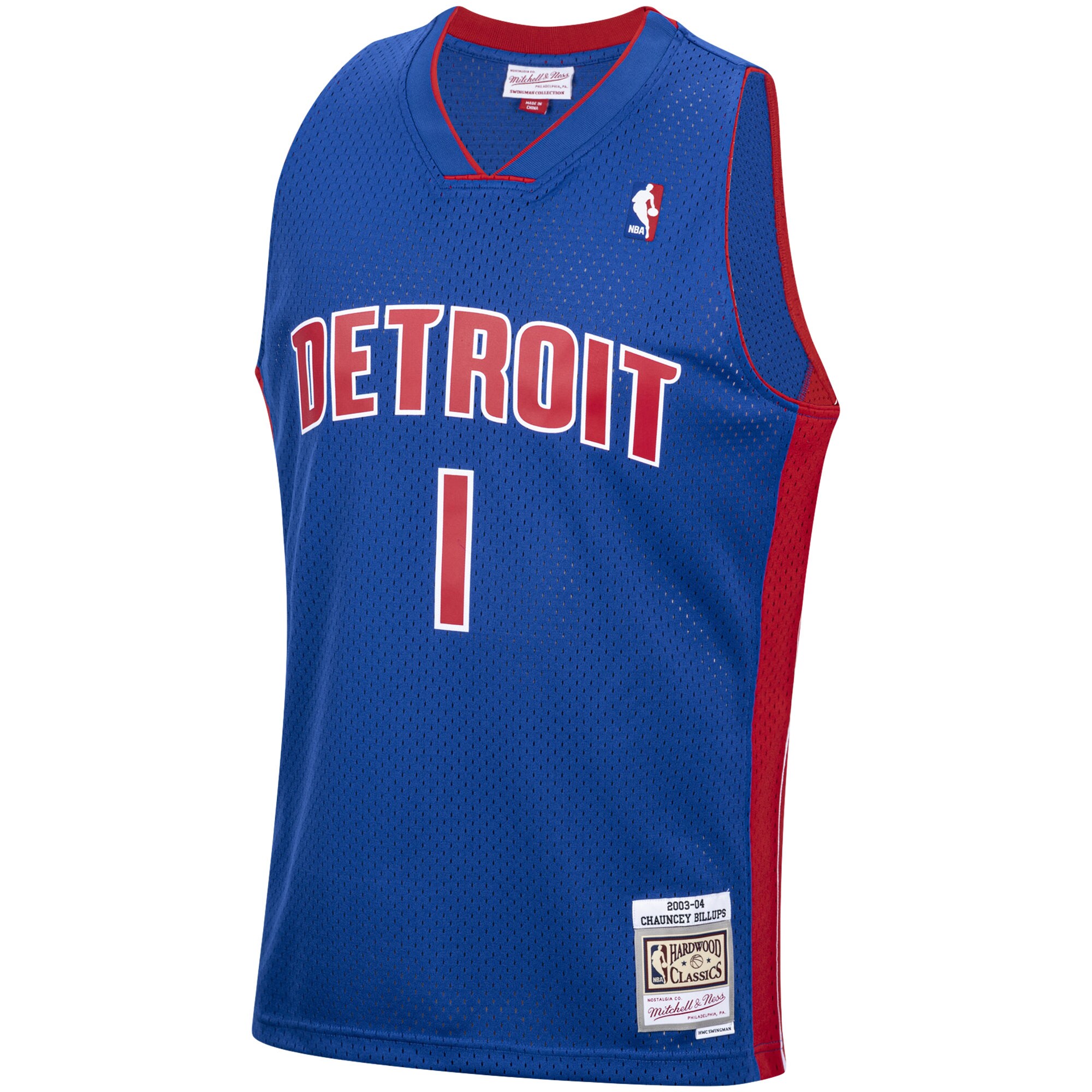 Chauncey Billups Detroit Pistons Mitchell & Ness Hardwood Classics Swingman Jersey - Royal