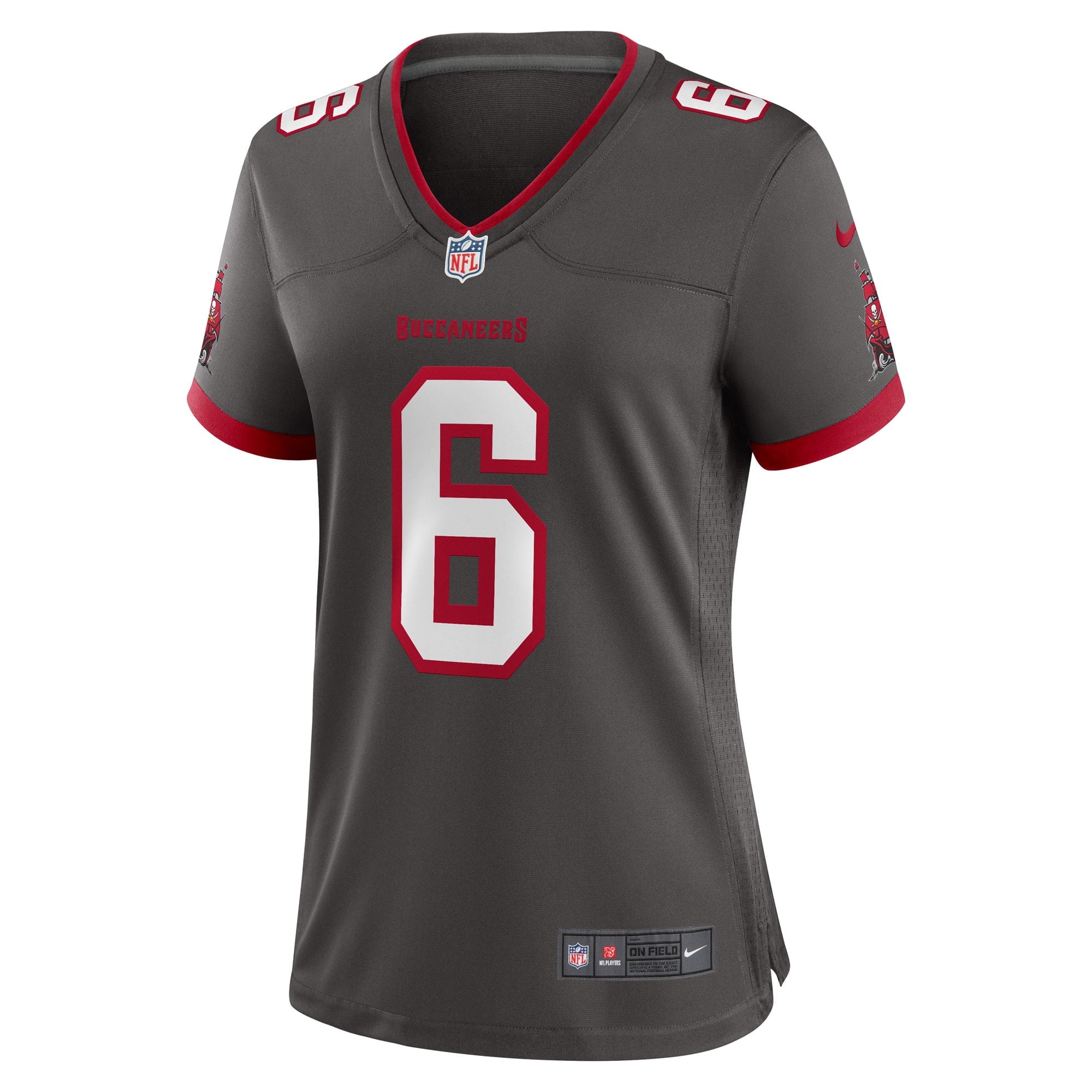 Women's Nike Julio Jones Pewter Tampa Bay Buccaneers Player Game Jersey