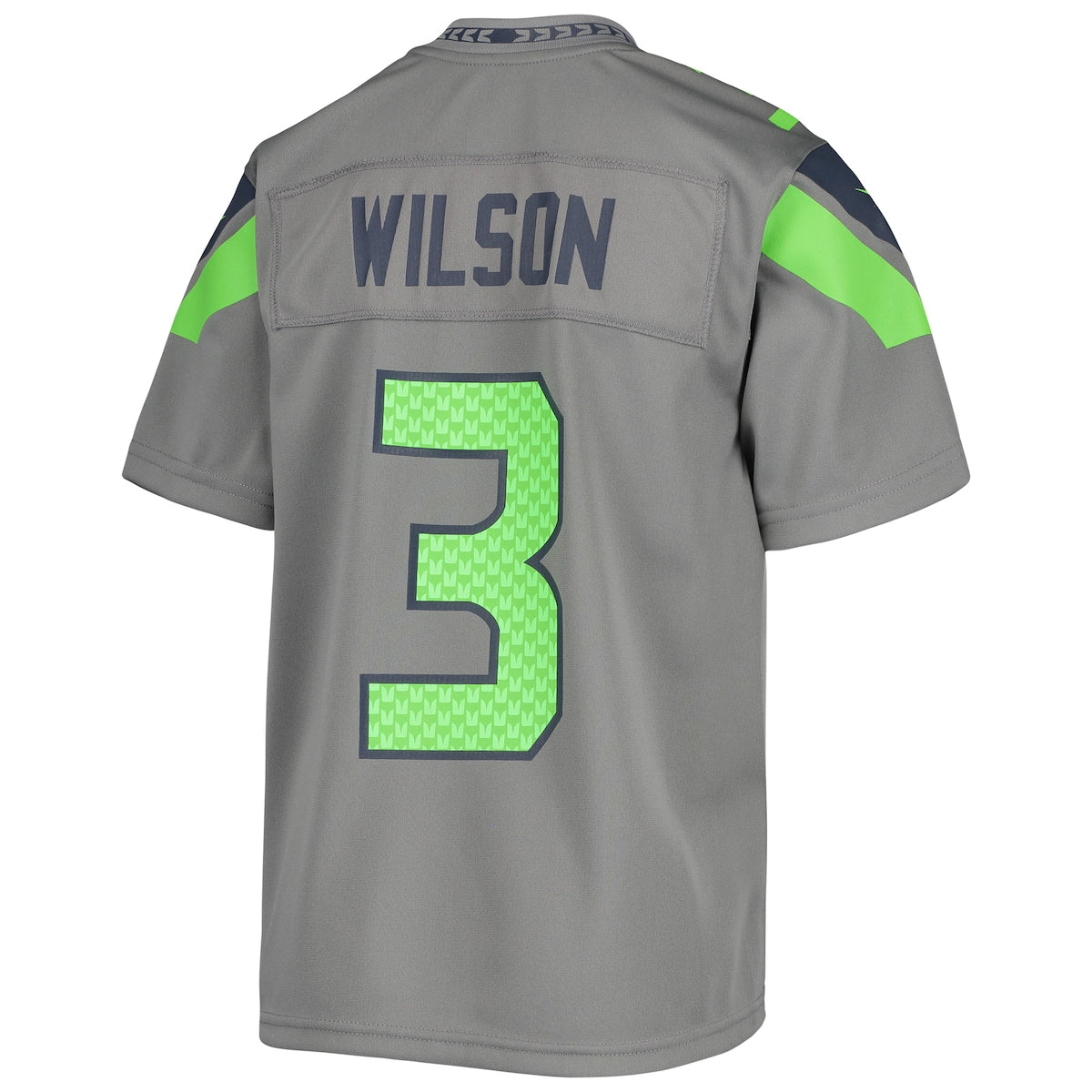 Boys' Grade School Russell Wilson Nike Seahawks Inverted Team Game Jersey - Grey