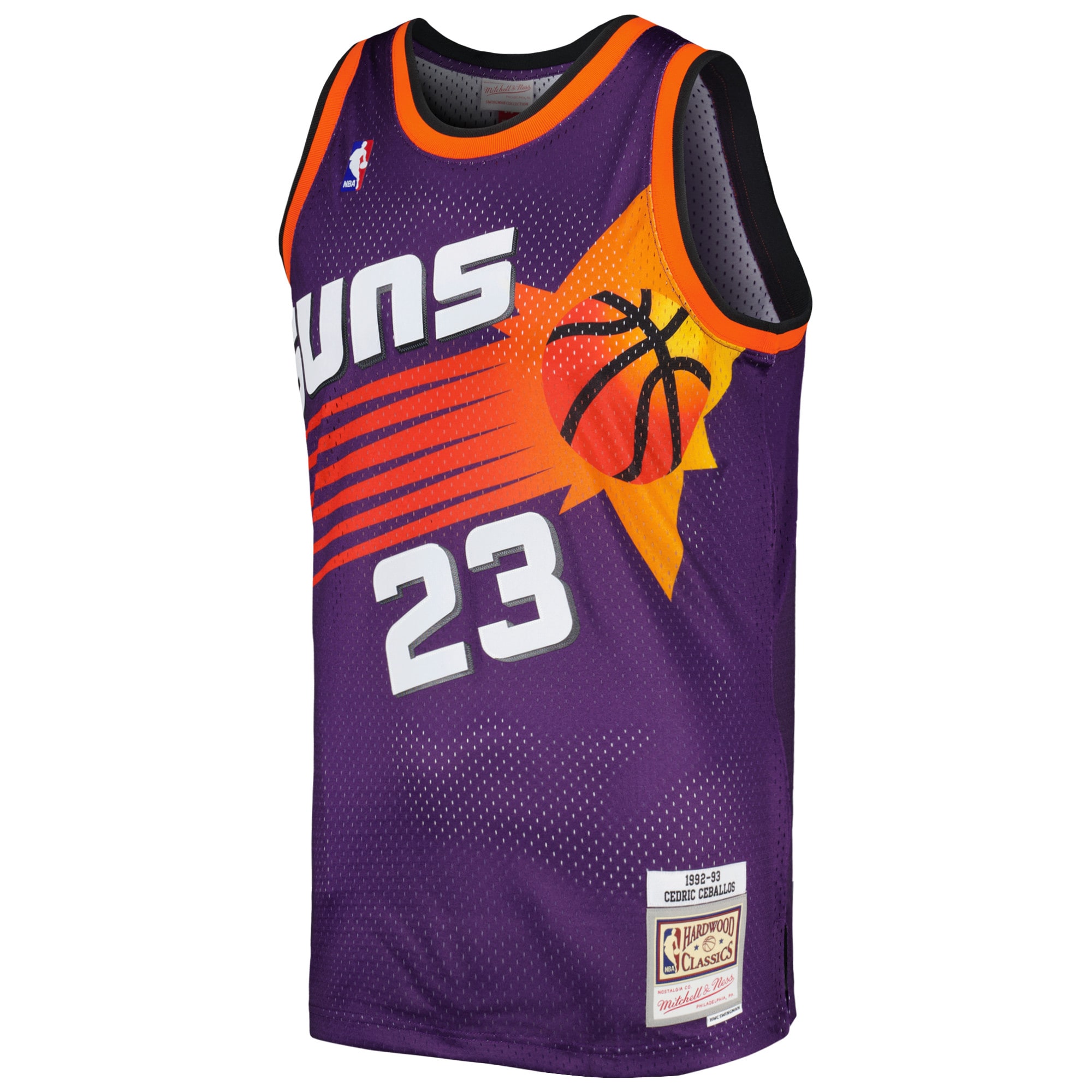 Cedric Ceballos Phoenix Suns Mitchell & Ness 1996-97 Hardwood Classics Swingman Jersey - Purple