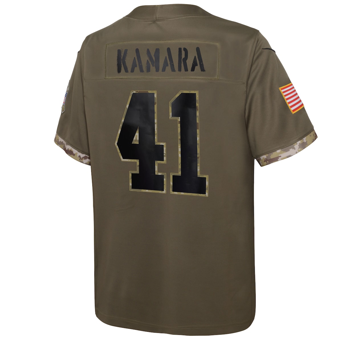 Boys' Grade School Alvin Kamara Nike Saints 2022 Salute To Service Limited Jersey - Green