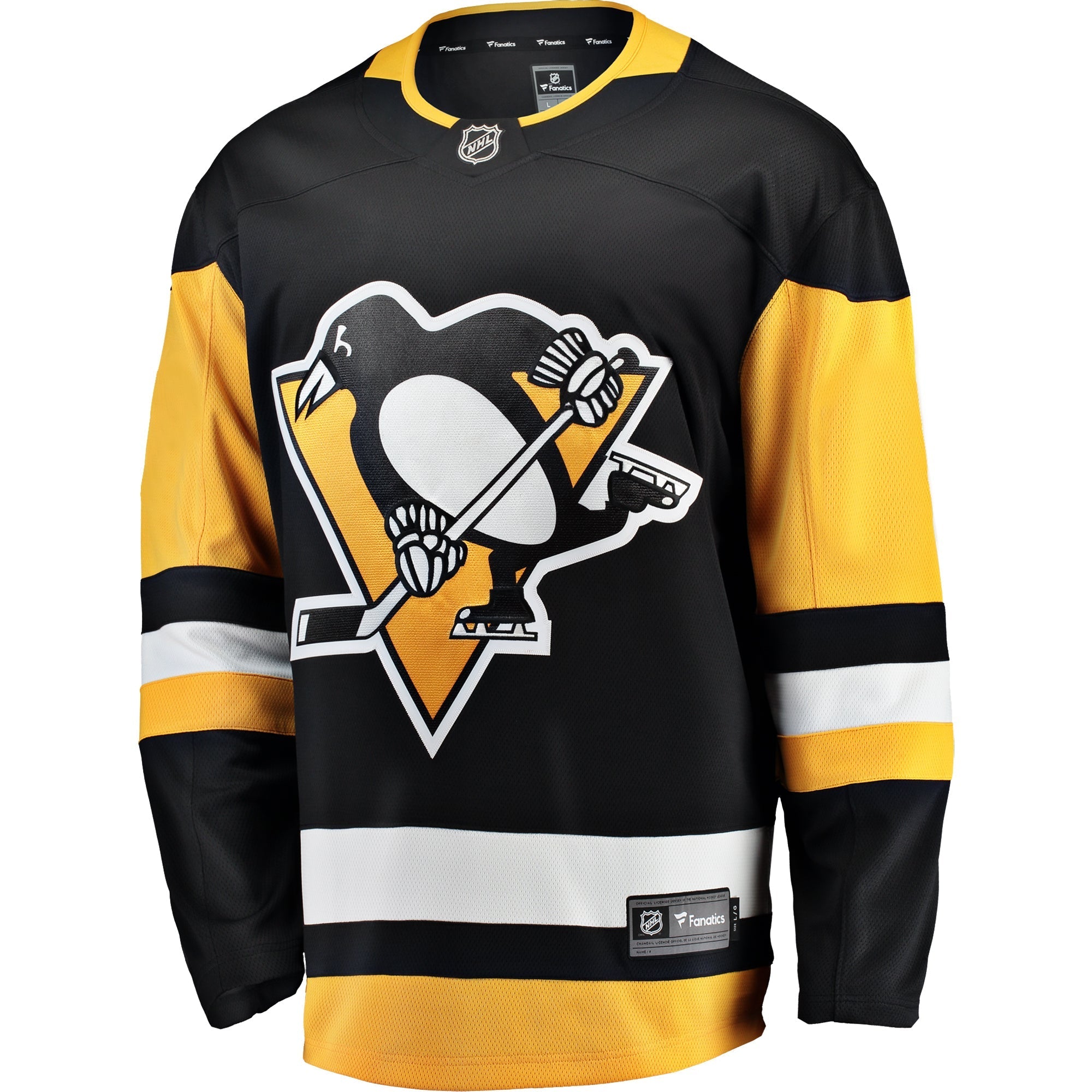 Men's Fanatics Branded Black Pittsburgh Penguins Breakaway Home Jersey