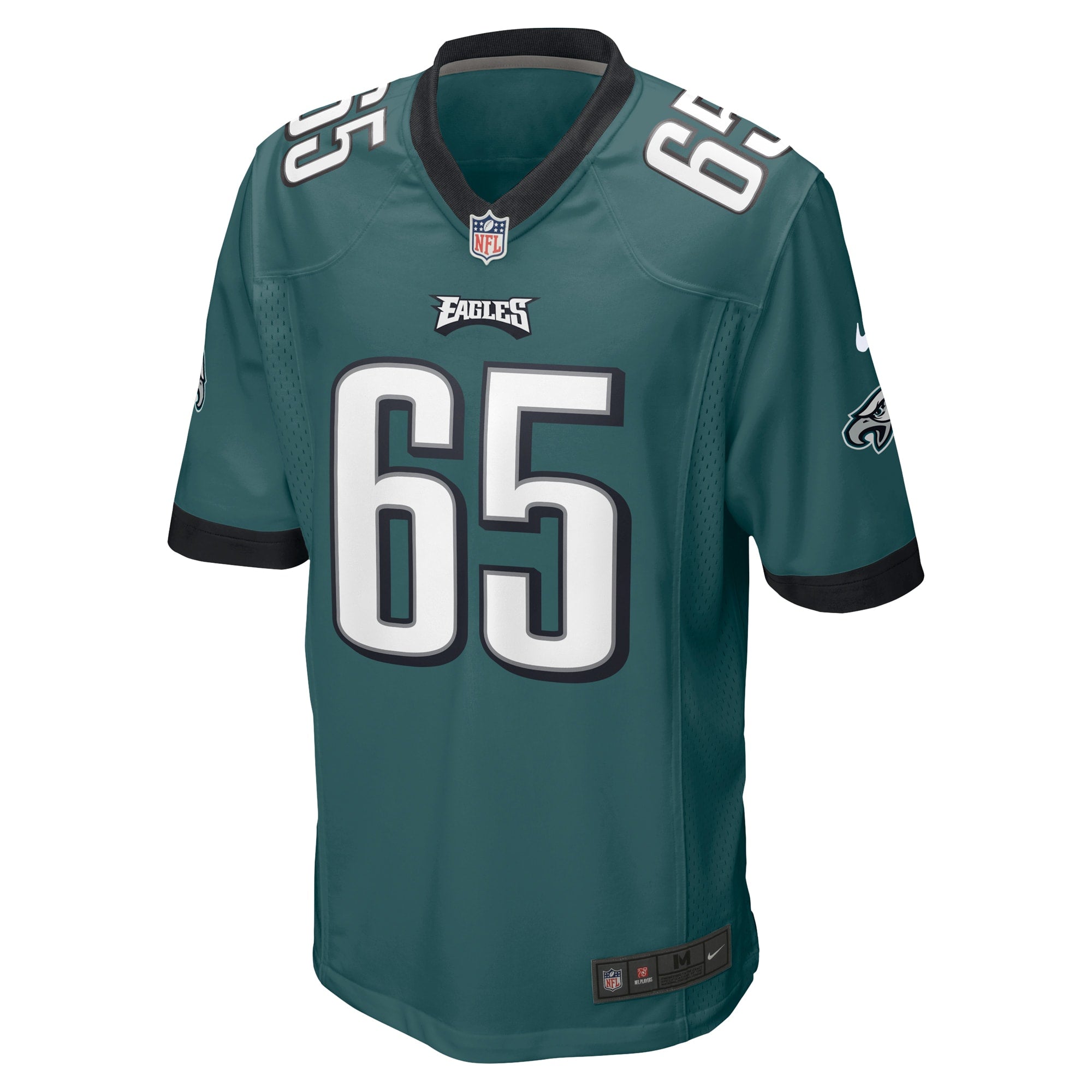 Men's Nike Lane Johnson Midnight Green Philadelphia Eagles Game Jersey