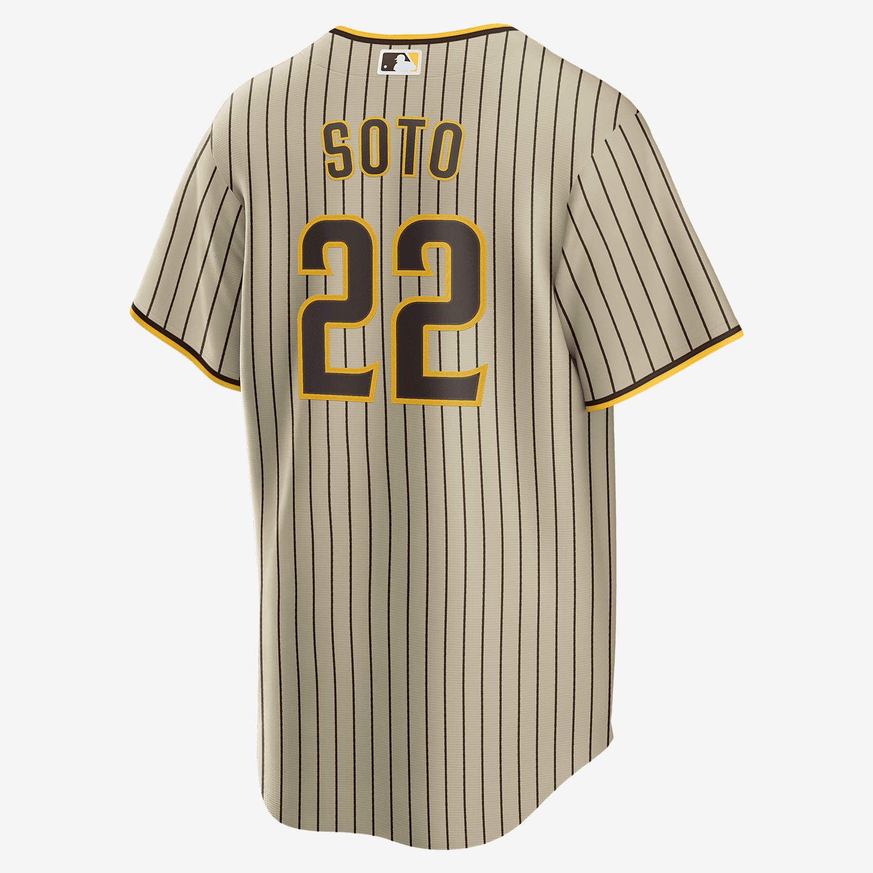 MLB San Diego Padres (Juan Soto) Men's Replica Baseball Jersey - Amarillo/Dark Cinder