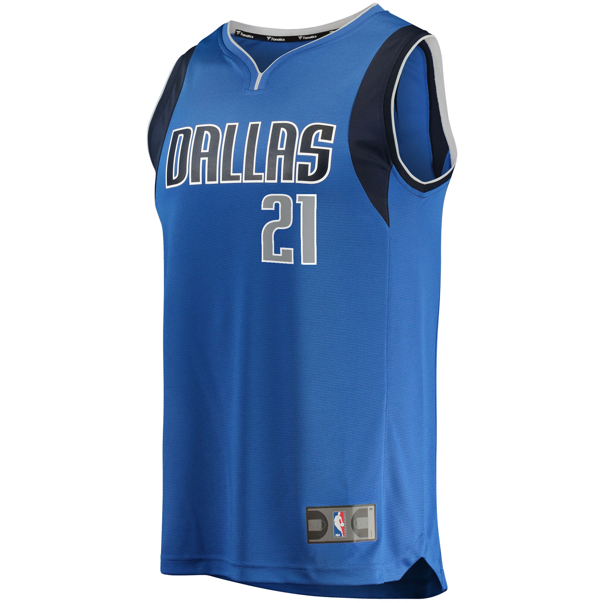 Frank Ntilikina Dallas Mavericks Fanatics Branded 2021/22 Fast Break Replica Jersey - Icon Edition - Blue